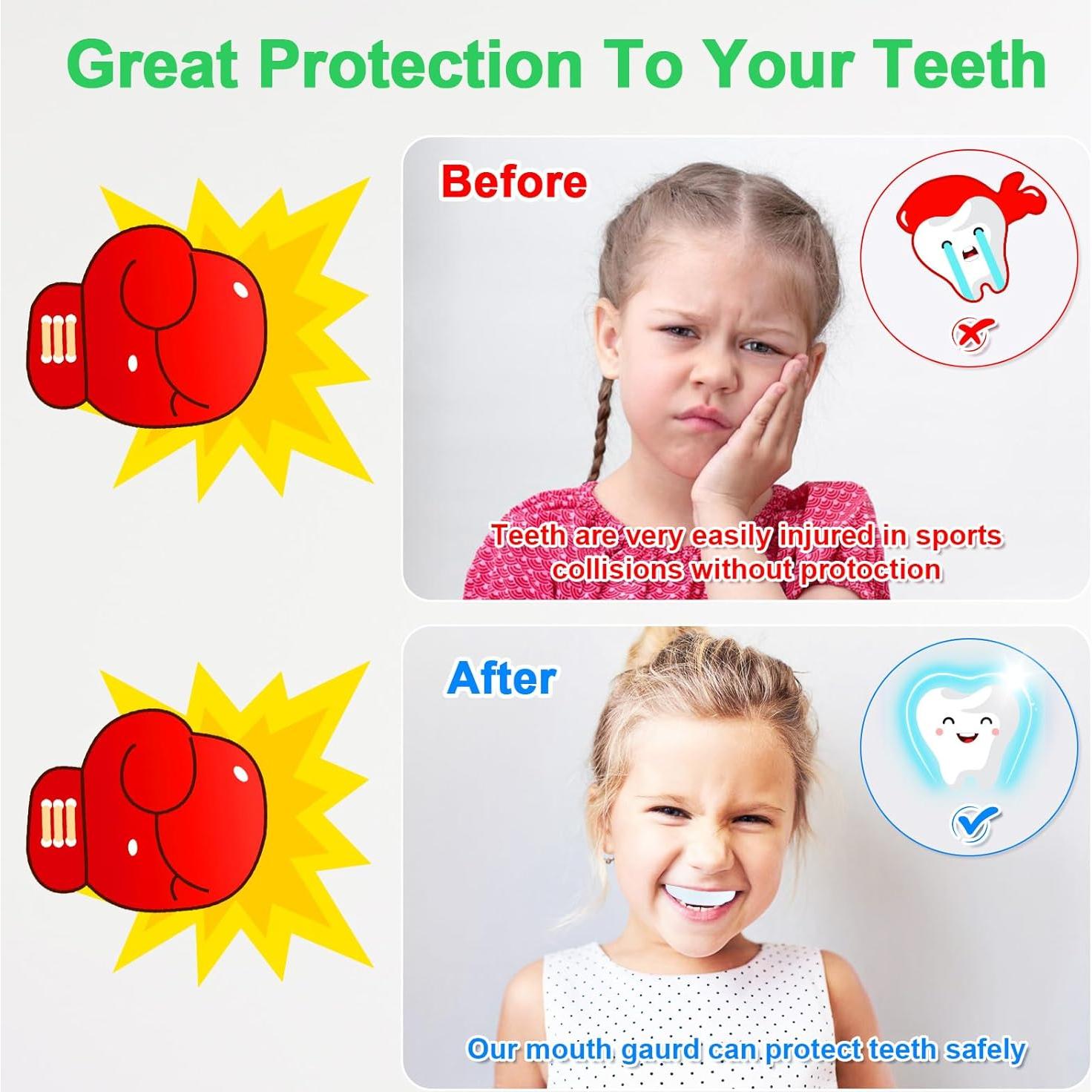 Protector Bucal Niños MENOLY 5 Paquetes Libre de BPA