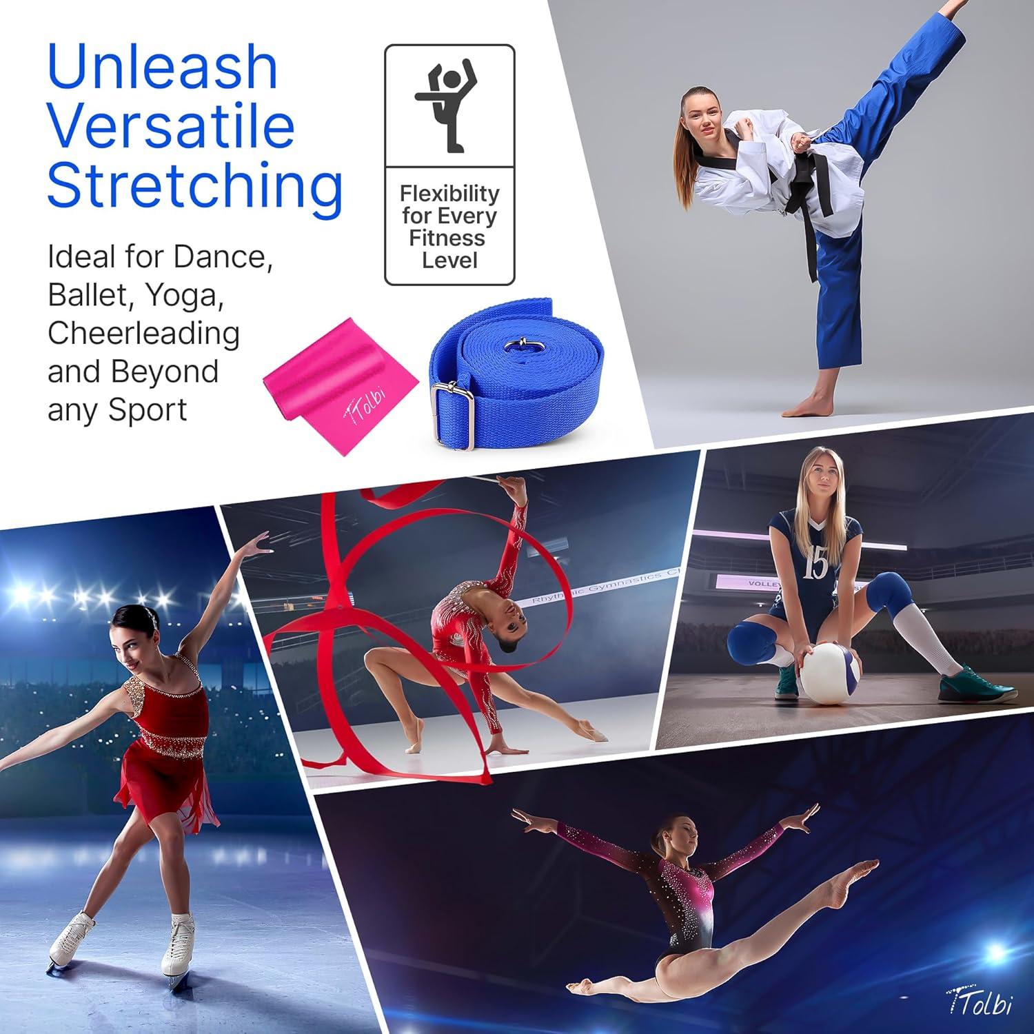 Correa de Estiramiento TTolbi con Ancla de Puerta - Flexibilidad