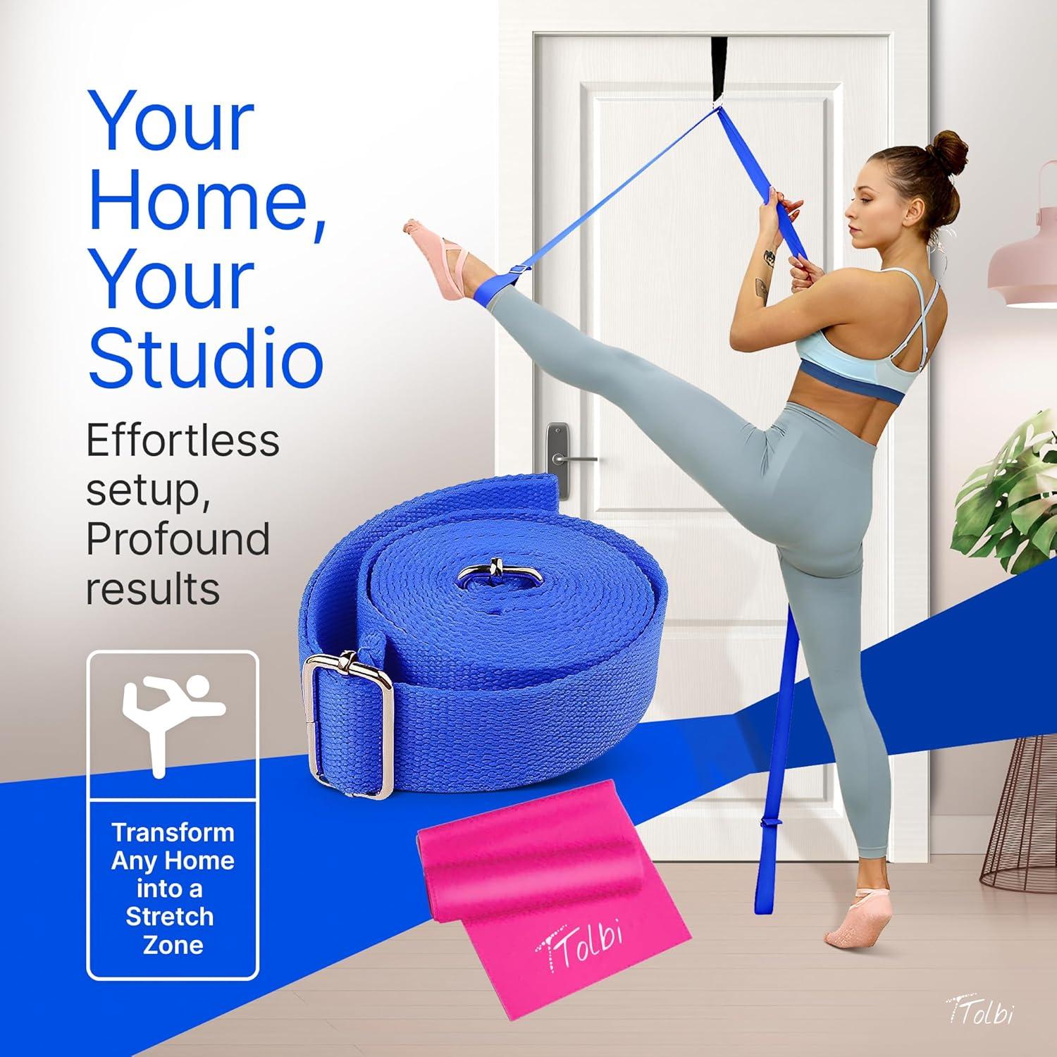 Correa de Estiramiento TTolbi con Ancla de Puerta - Flexibilidad