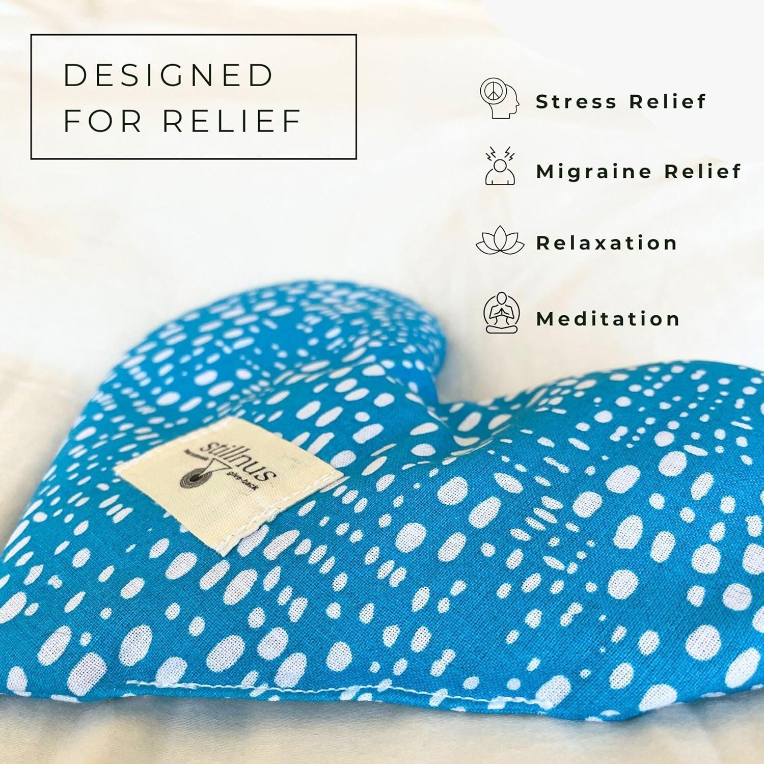 Almohadilla de Ojos con Peso Corazón Lavanda Orgánica 190g