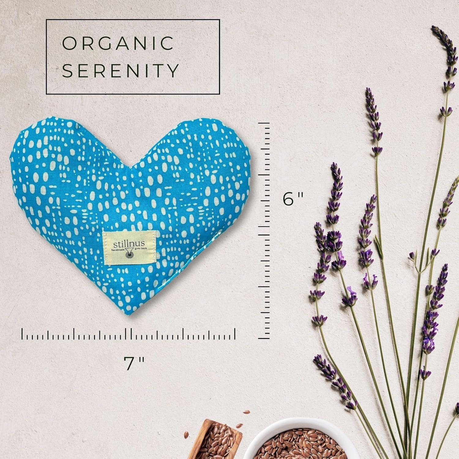 Almohadilla de Ojos con Peso Corazón Lavanda Orgánica 190g