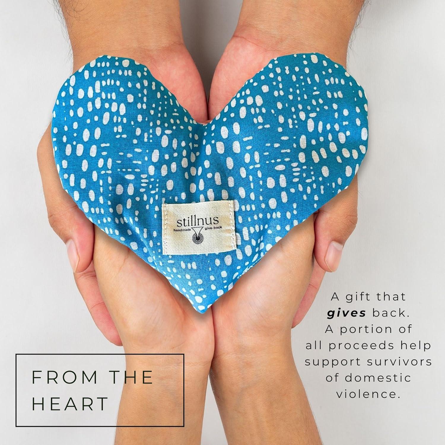 Almohadilla de Ojos con Peso Corazón Lavanda Orgánica 190g