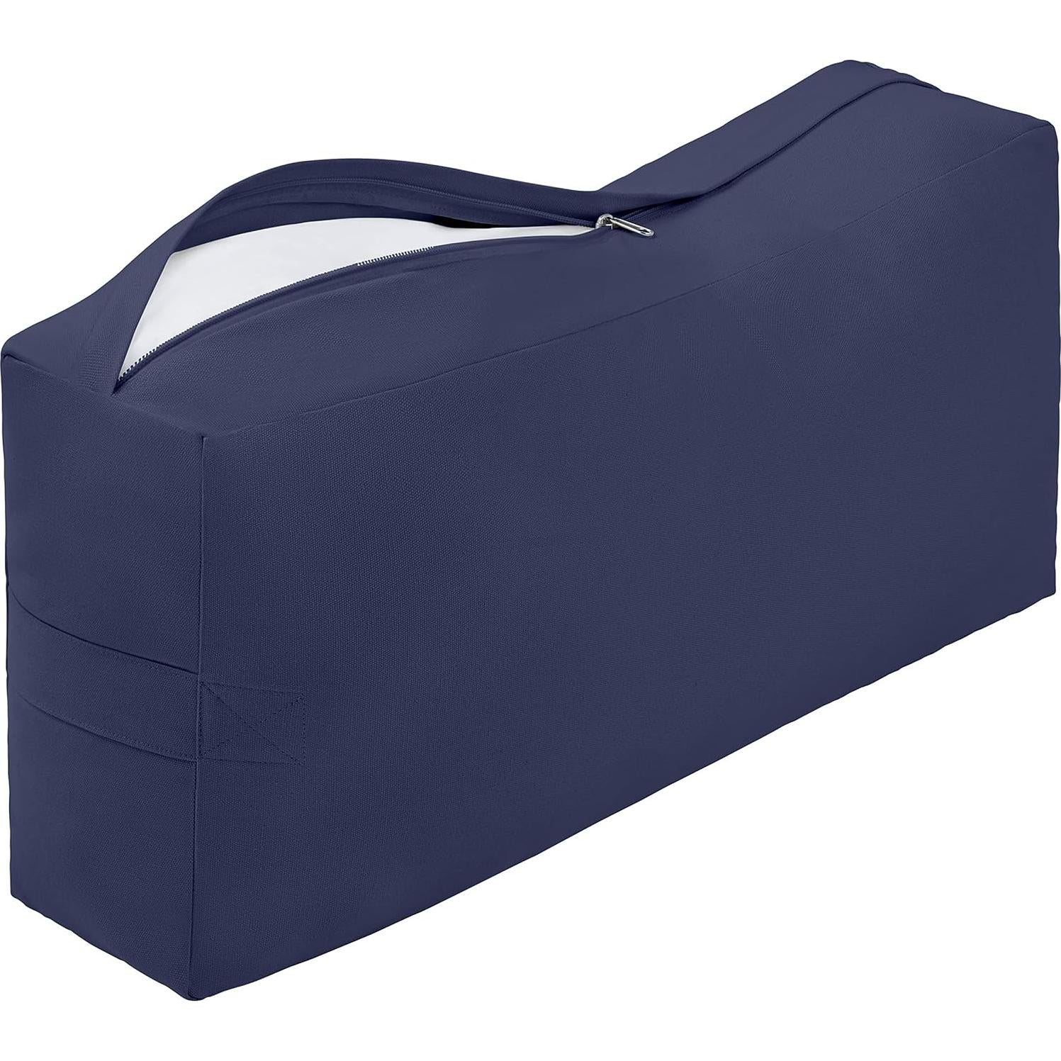 Almohada Rectangular para Yoga Retrospec Sequoia - Funda Algodón 100% Lavable