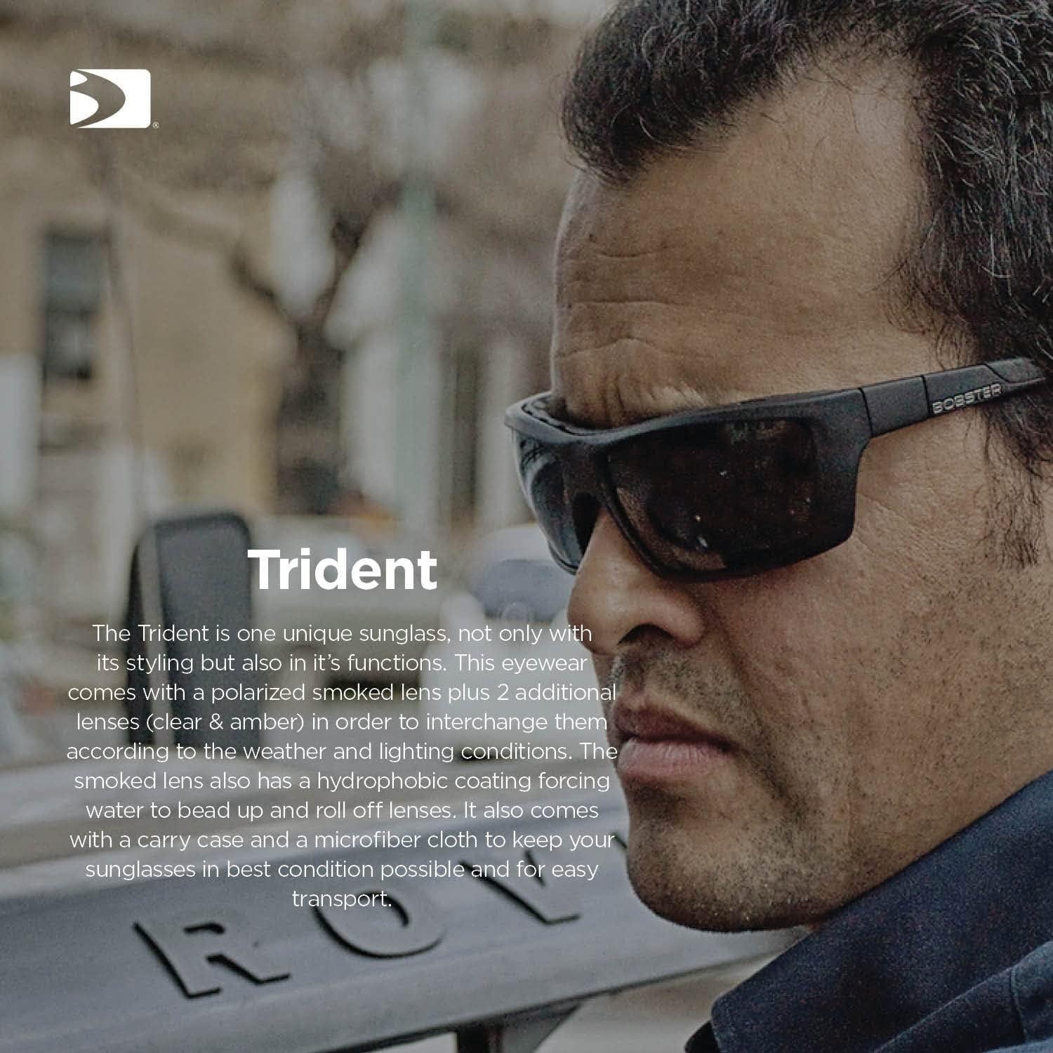 Gafas de Sol Bobster Trident con 3 Lentes Intercambiables