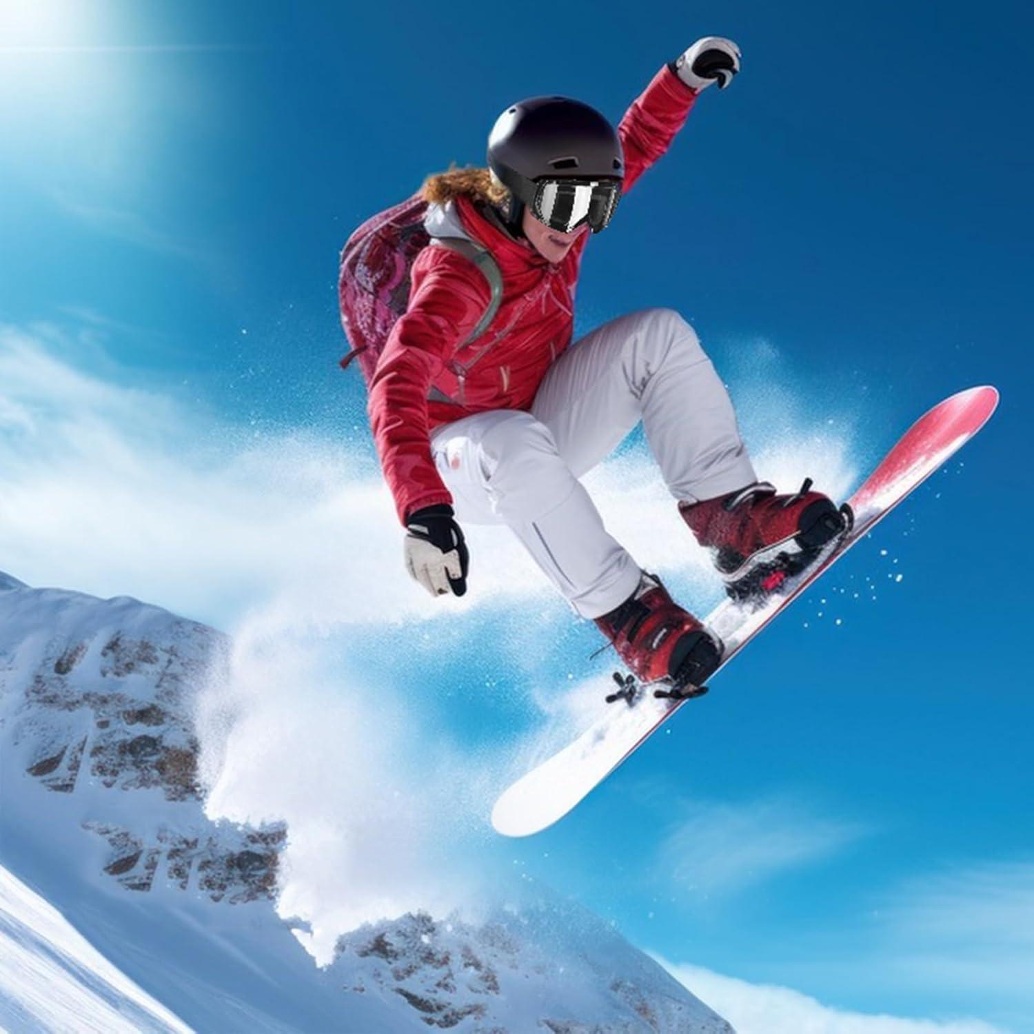 Gafas de Motocross UV 400 Antirayaduras Antivaho Negro