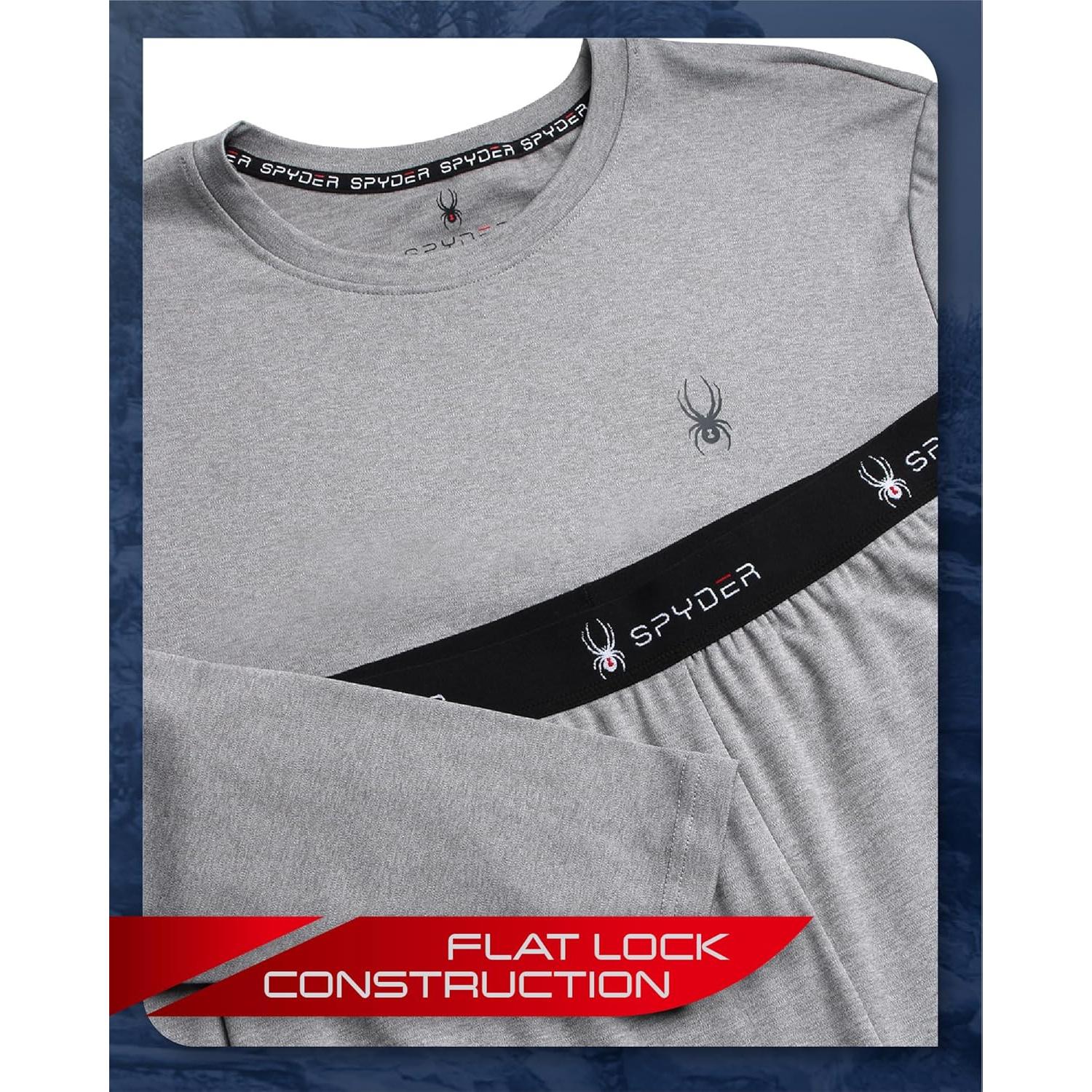 Conjunto Térmico para Hombre Spyder - 4 Piezas, Forro Polar