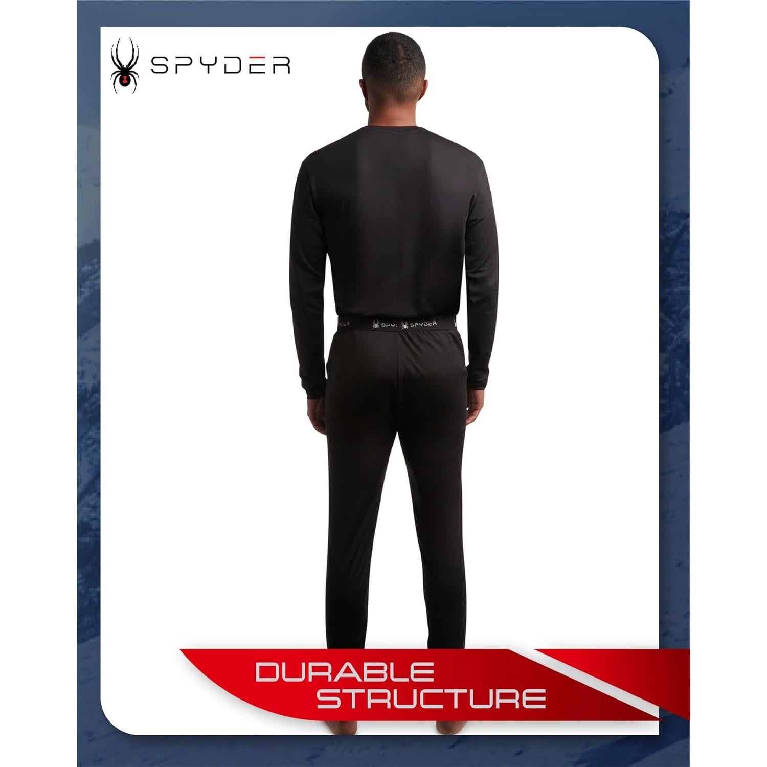 Conjunto Térmico para Hombre Spyder - 4 Piezas, Forro Polar