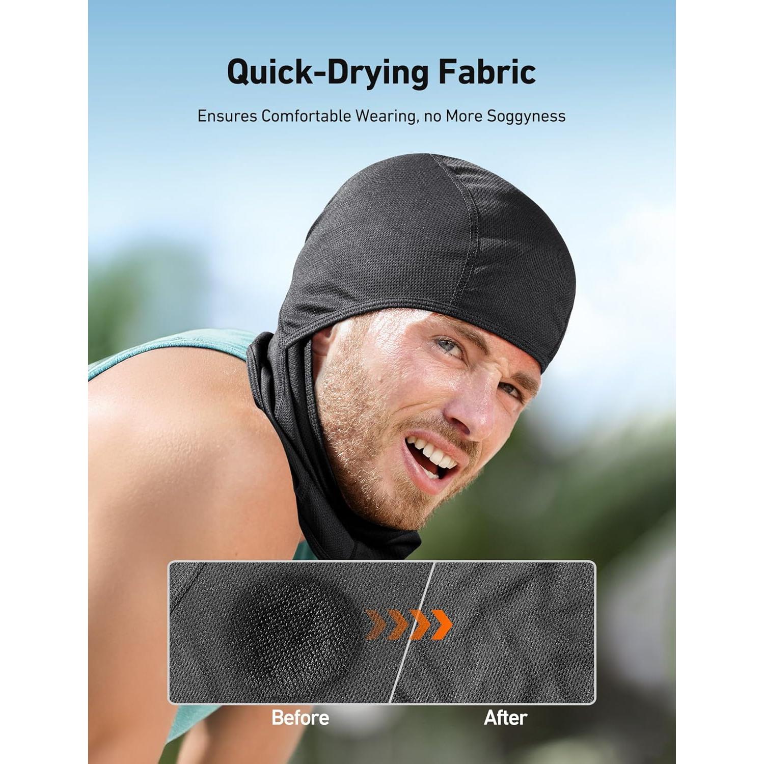 Máscara Balaclava AstroAI - Protección UV y Viento, Unisex