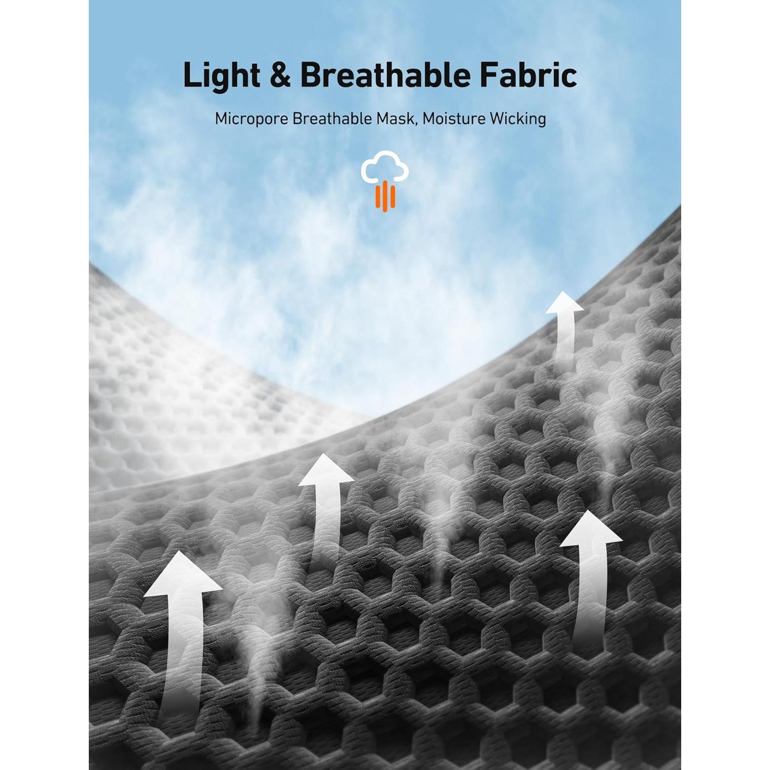 Máscara Balaclava AstroAI - Protección UV y Viento, Unisex