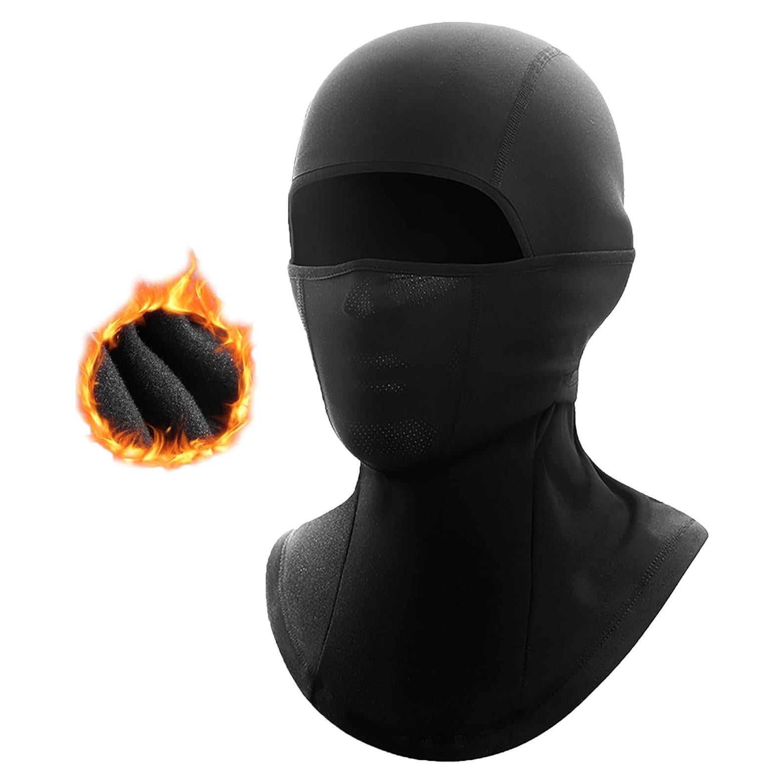 Balaclava de Invierno para Esquí y Ciclismo - Negro - Mujer
