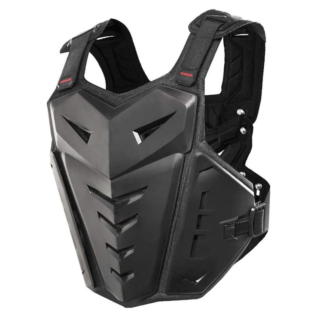Chaleco Protector de Armadura PETA para Motocicleta Negro