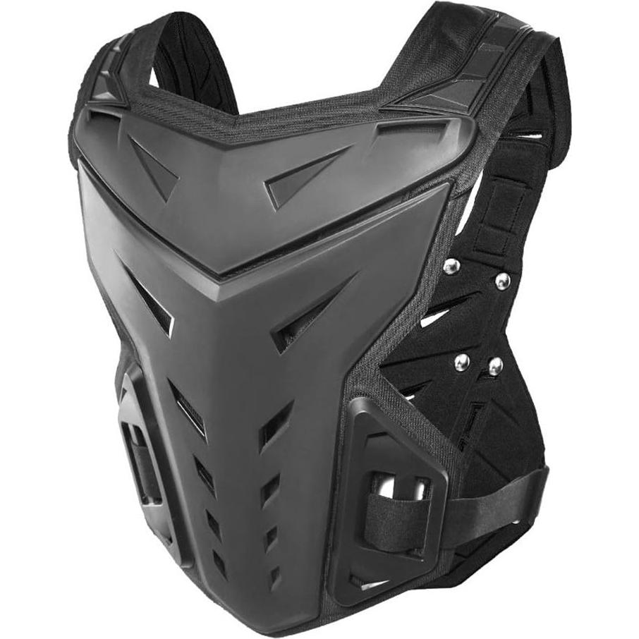 Chaleco Protector de Armadura PETA para Motocicleta Negro
