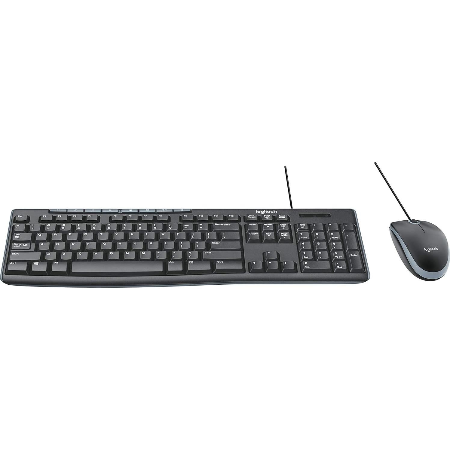 Combo Logitech MK200 Teclado Completo y Ratón Óptico