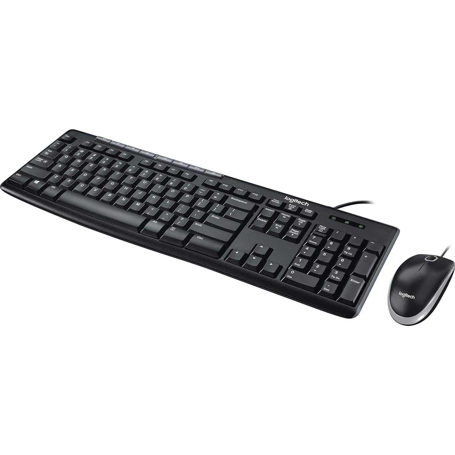 Combo Logitech MK200 Teclado Completo y Ratón Óptico