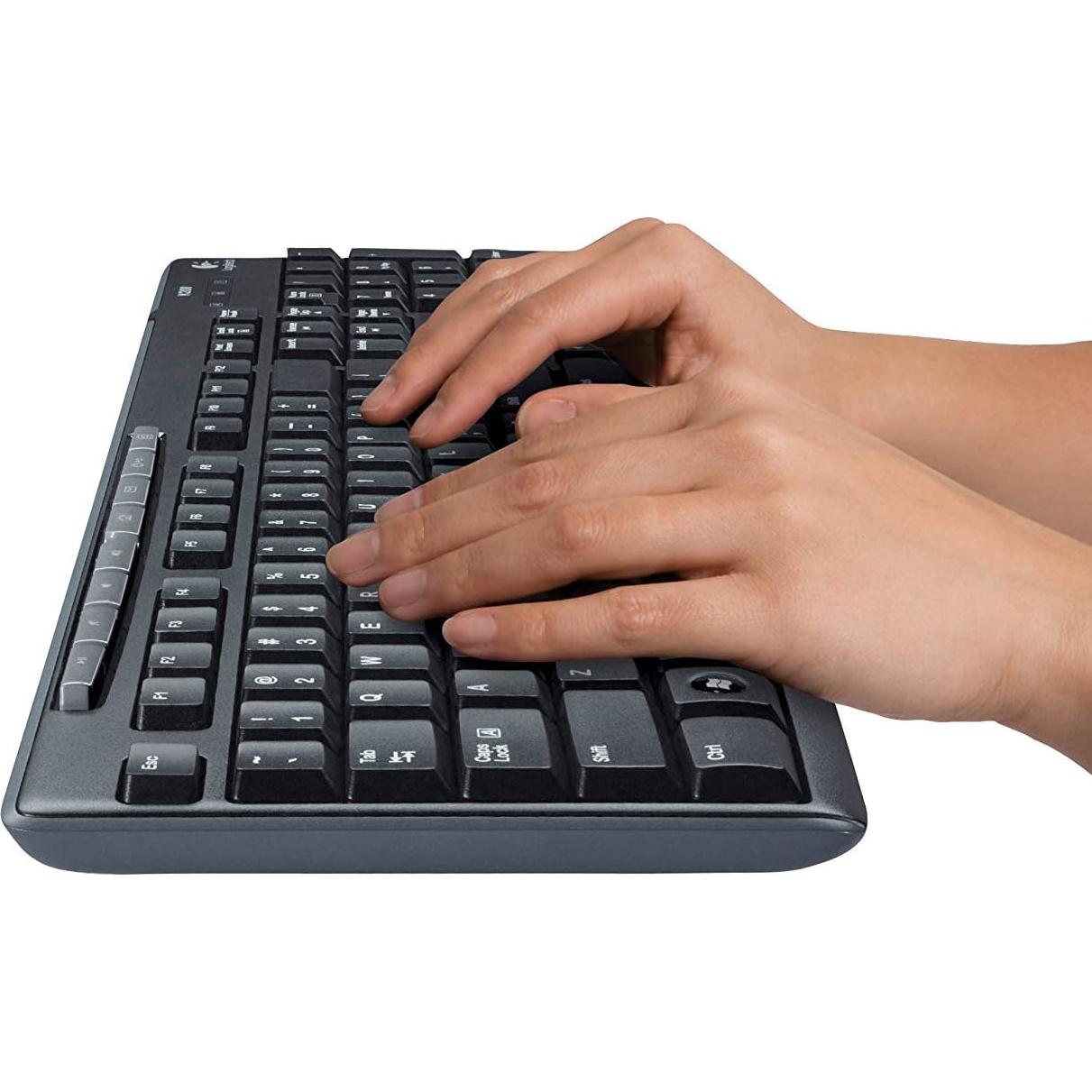 Combo Logitech MK200 Teclado Completo y Ratón Óptico