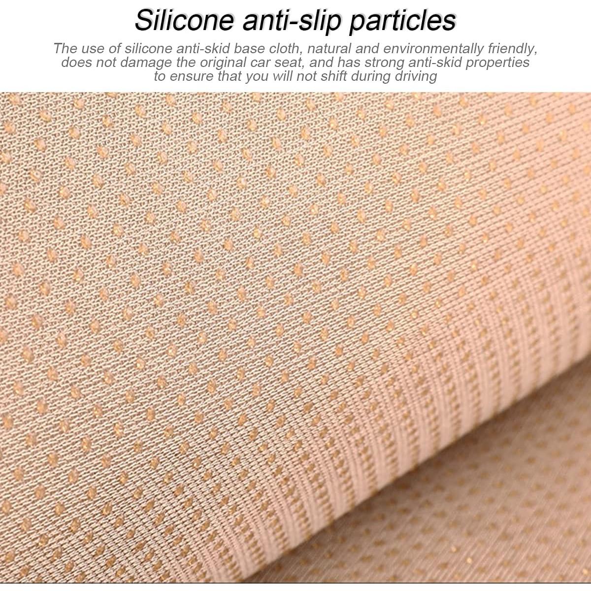 Funda de Asiento Delantero 2 Pack 8sanlione Beige Universal