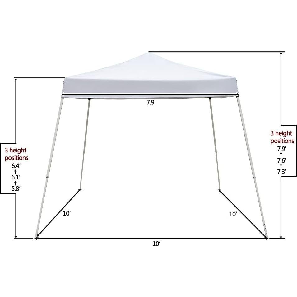 Carpa de Patio EEBUIHUI 3x3m Impermeable para Eventos