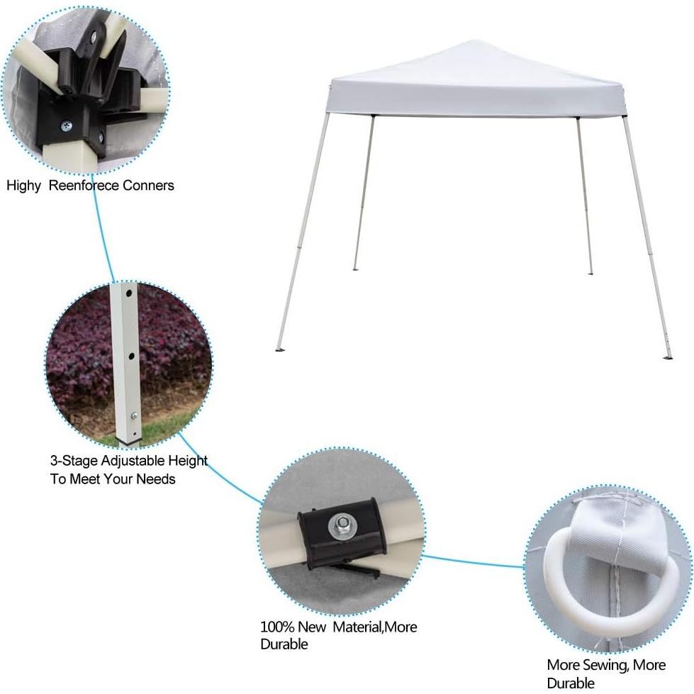 Carpa de Patio EEBUIHUI 3x3m Impermeable para Eventos