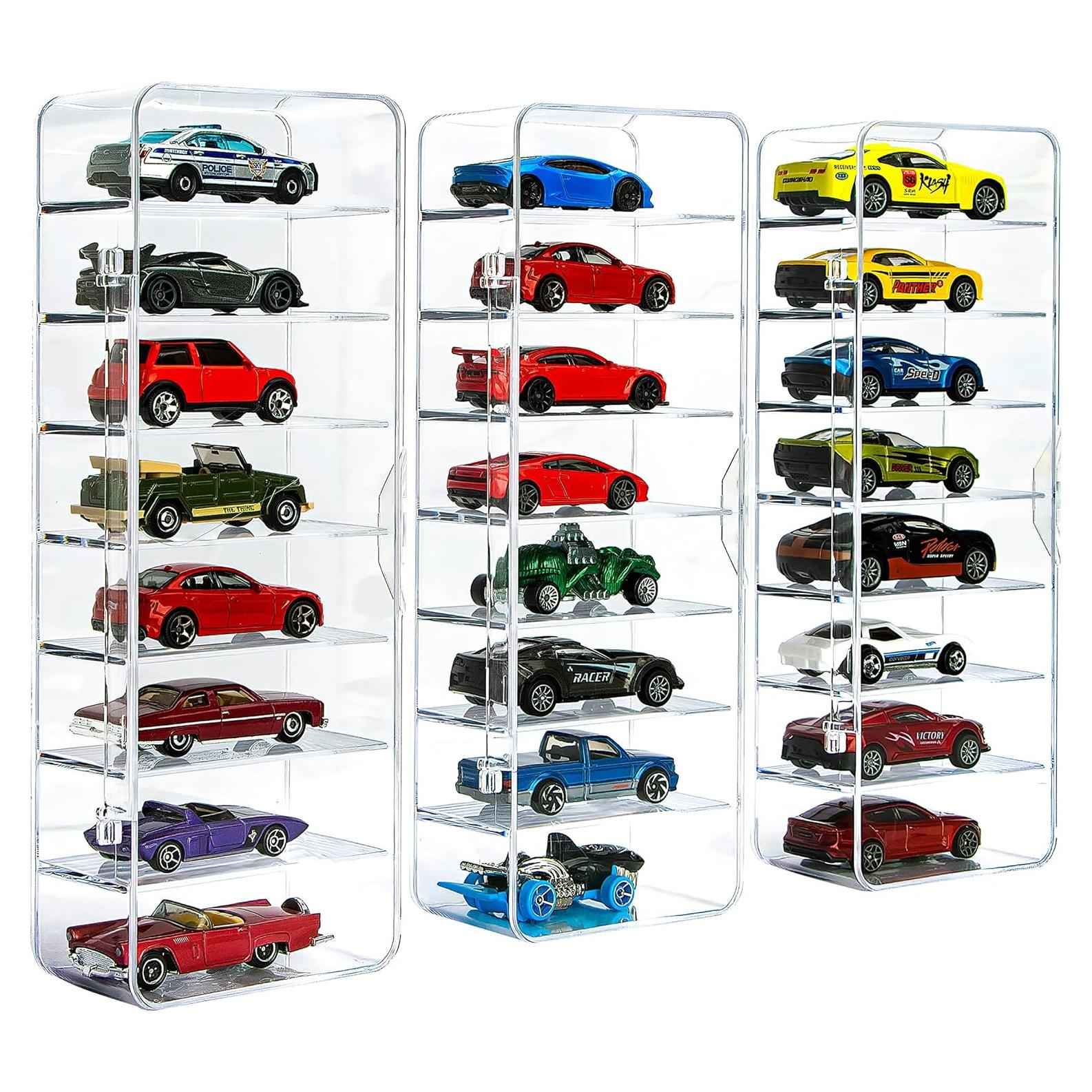Estuche de Exhibición KISLANE para 24 Coches de Juguete Acrílico