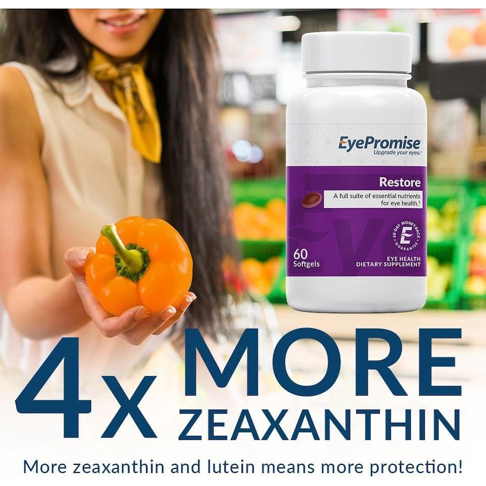 Suplemento EyePromise Restore - 60 Cápsulas para Salud Ocular