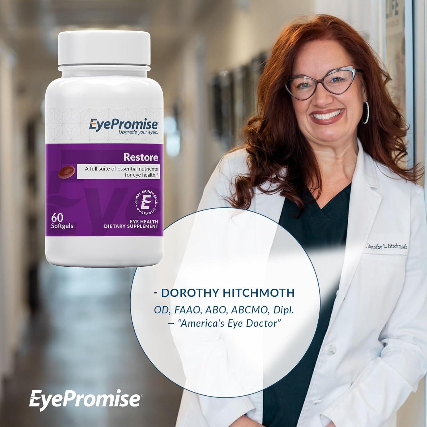 Suplemento EyePromise Restore - 60 Cápsulas para Salud Ocular