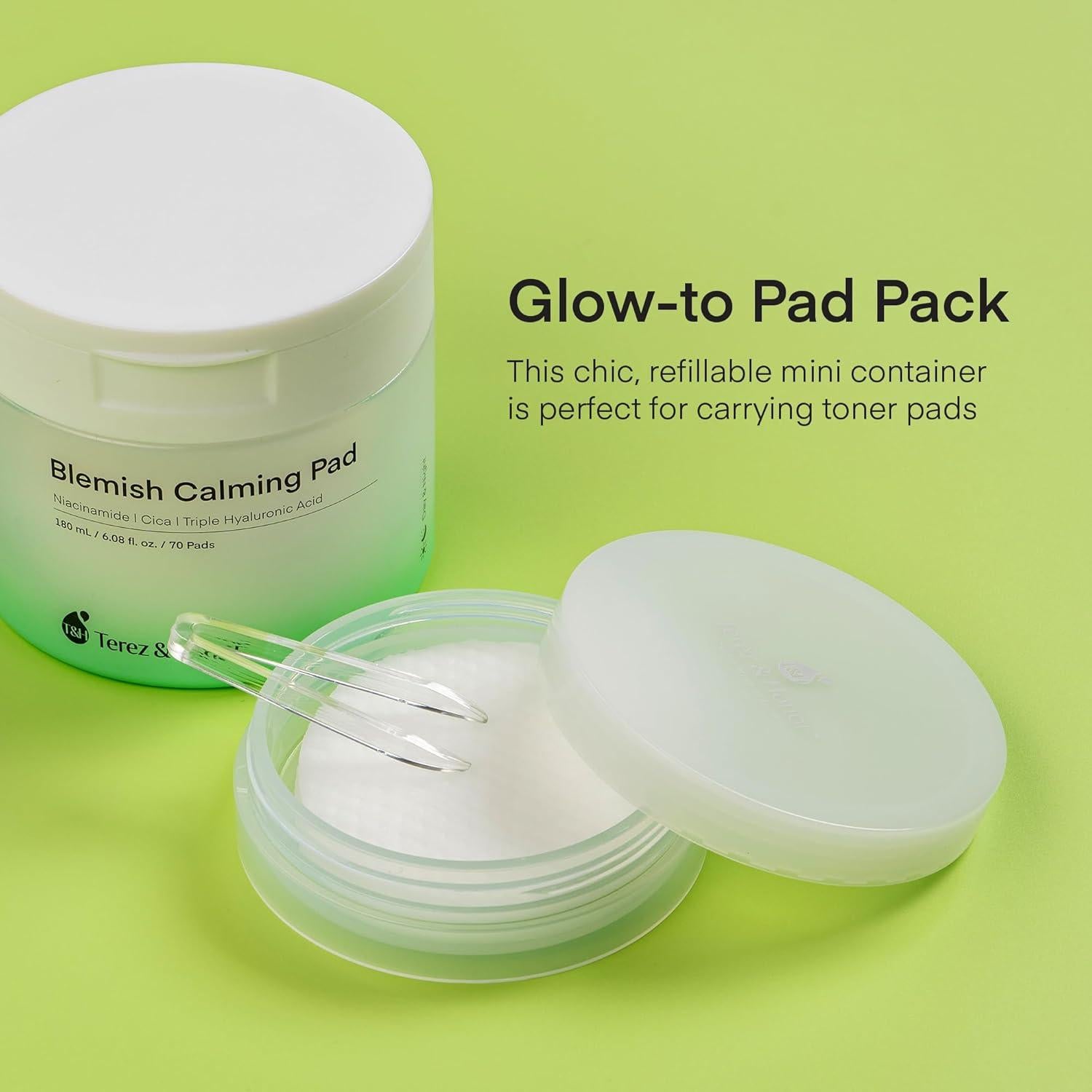 Contenedor de Viaje Terez & Honor para Cuidado de Piel - Mini Reutilizable