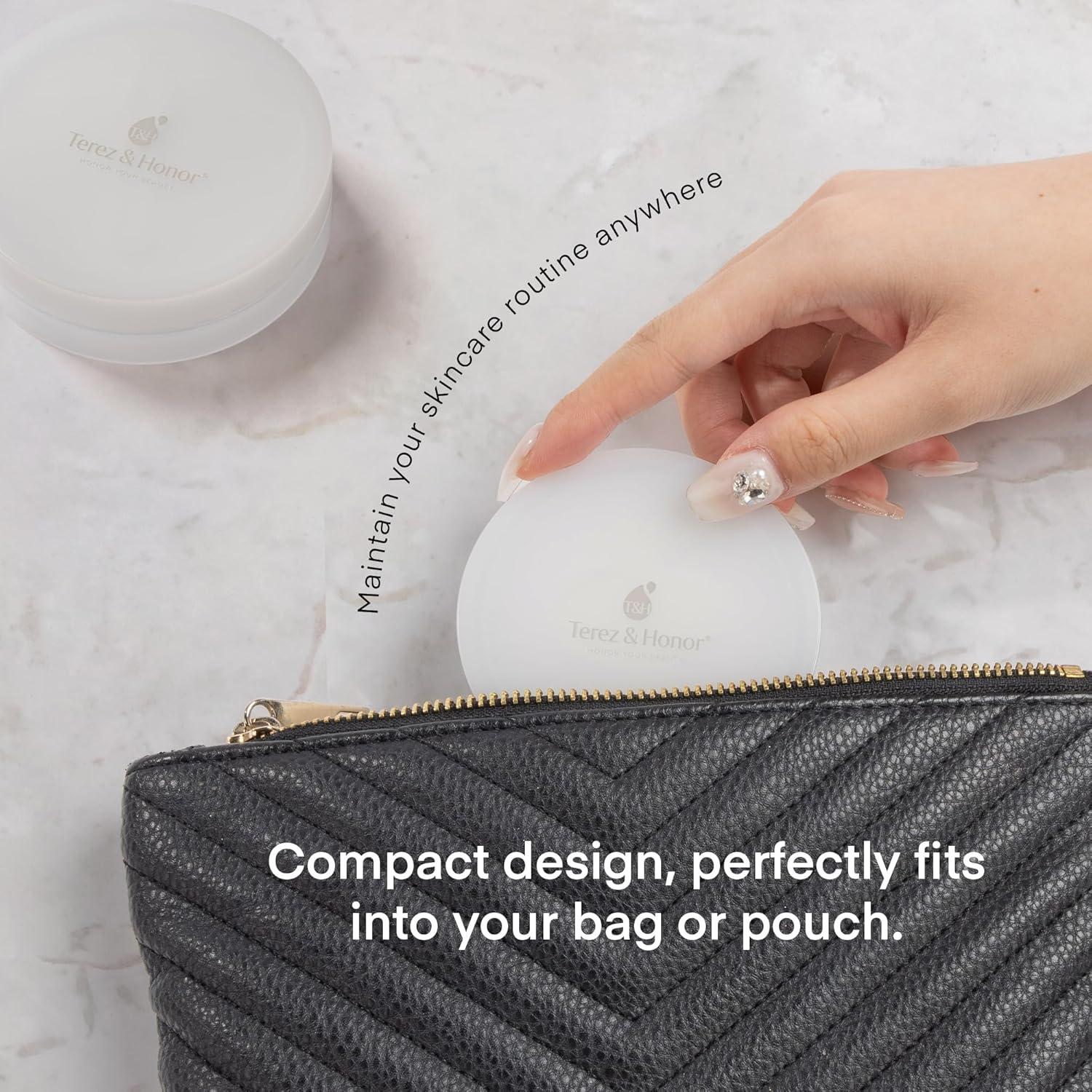 Contenedor de Viaje Terez & Honor para Cuidado de Piel - Mini Reutilizable