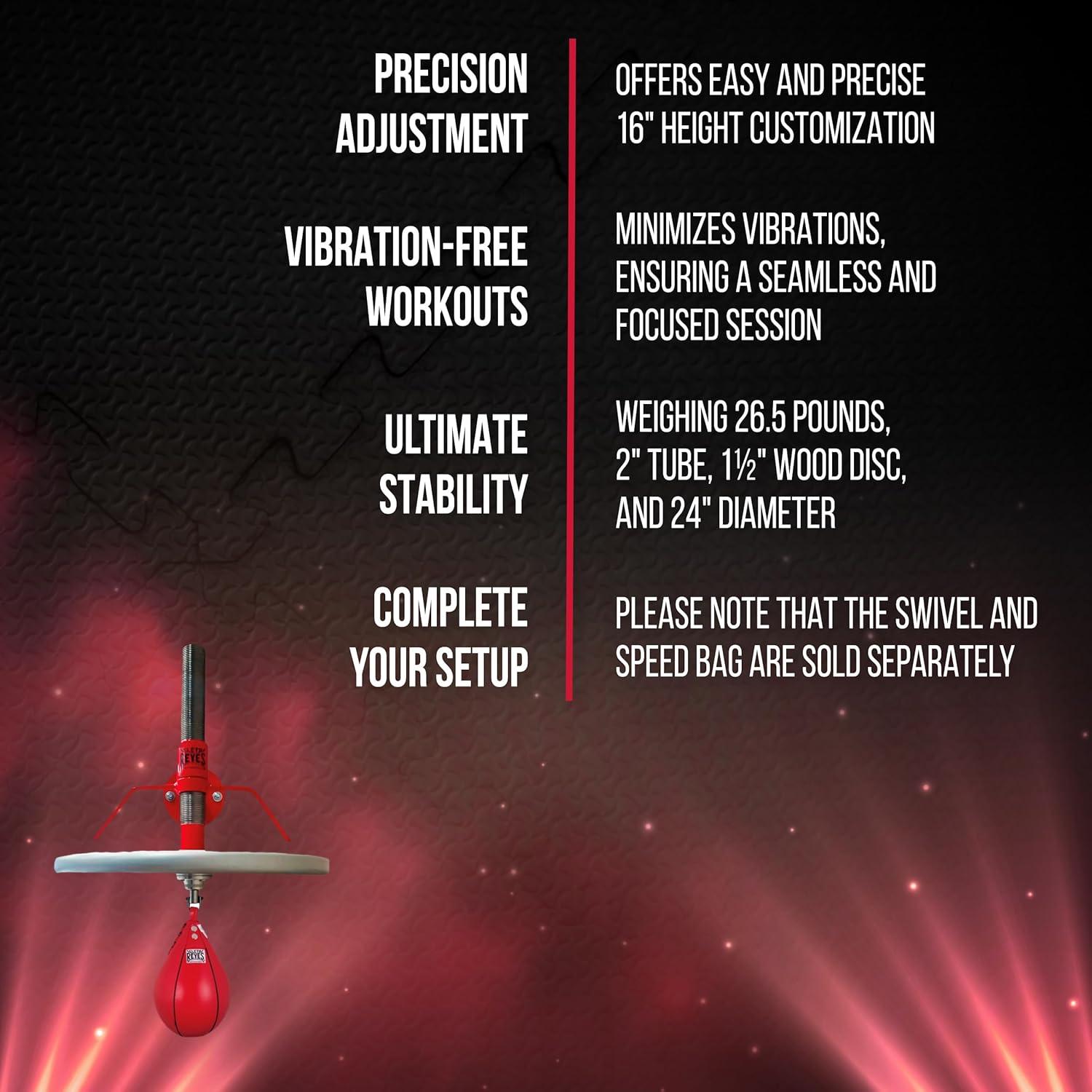 Plataforma para Saco de Velocidad Cleto Reyes Montaje Pared