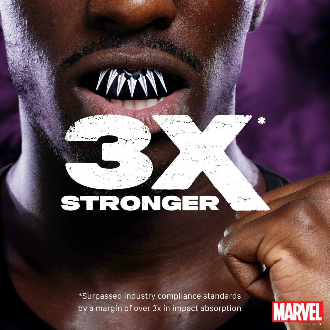 Protector Bucal Deportivo Safejawz Black Panther Junior Doble Capa