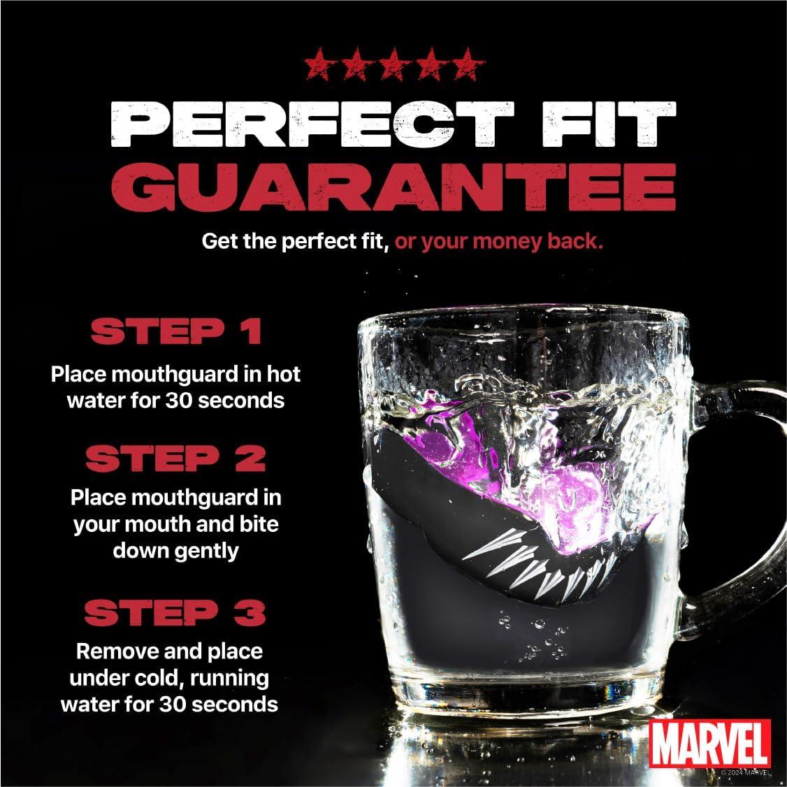 Protector Bucal Deportivo Safejawz Black Panther Junior Doble Capa