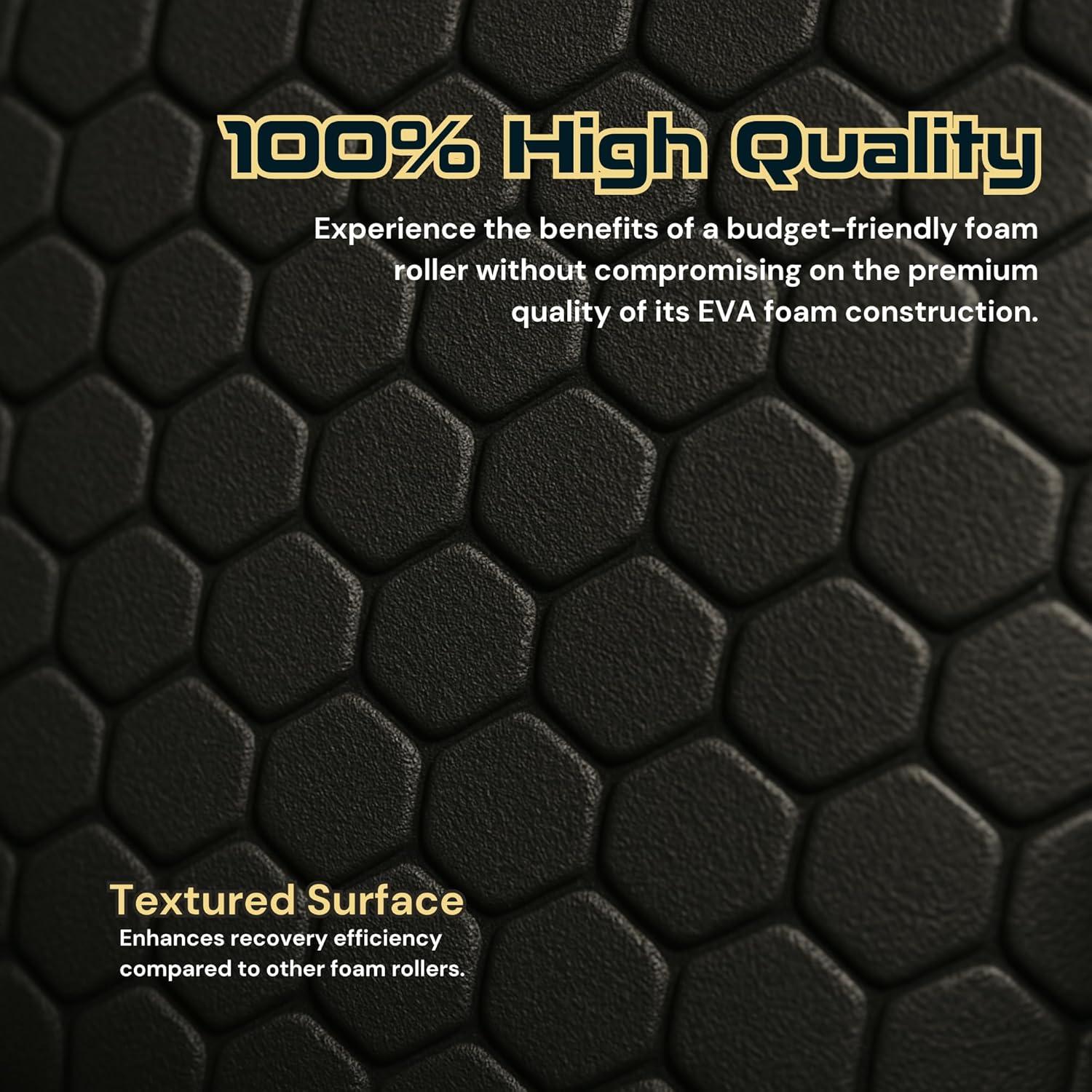 Rodillo de Espuma FITNATION Mini 30x10 cm para Masaje Muscular