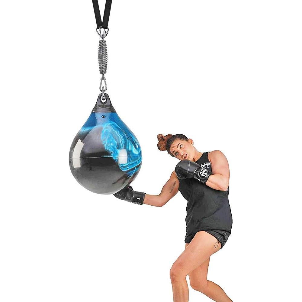 Soporte para bolsa de boxeo Dolibest con resorte 1.01m