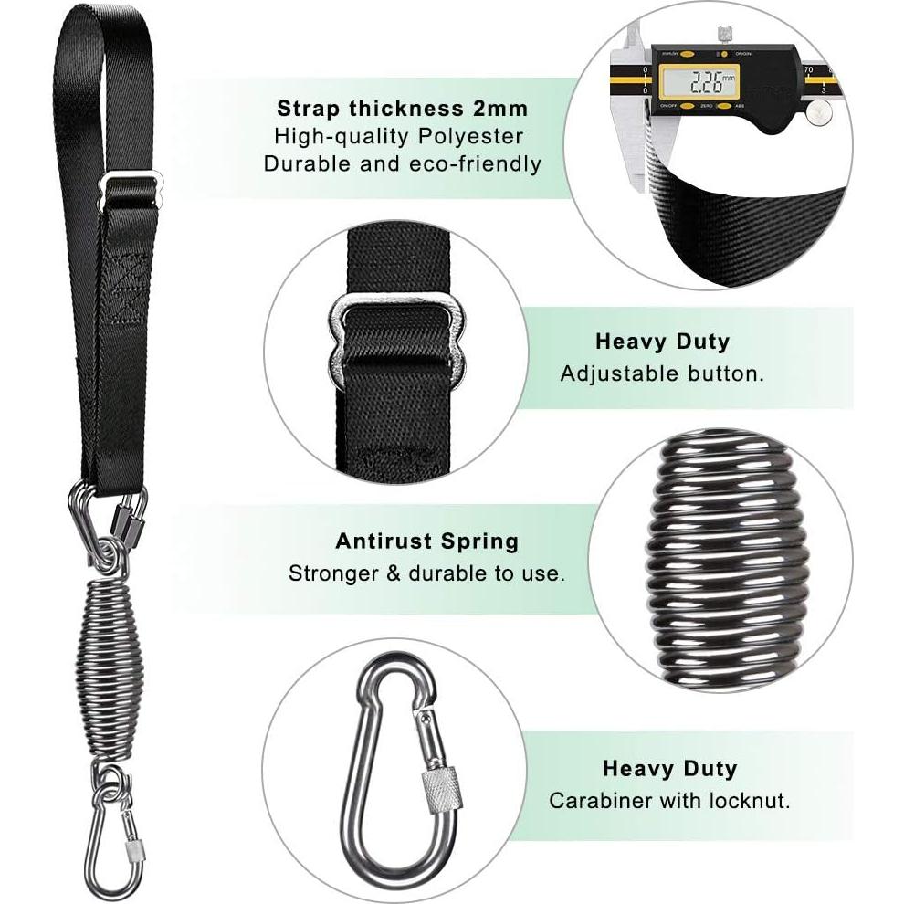 Soporte para bolsa de boxeo Dolibest con resorte 1.01m