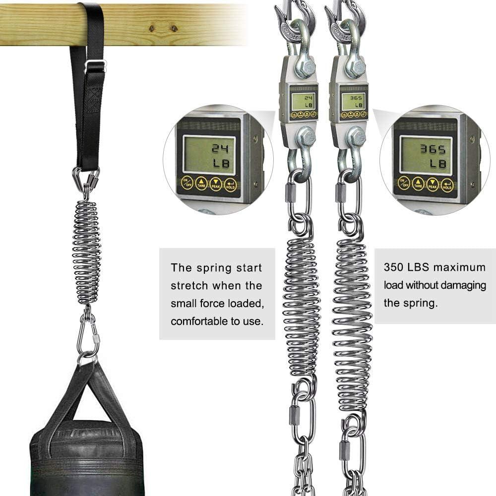 Soporte para bolsa de boxeo Dolibest con resorte 1.01m