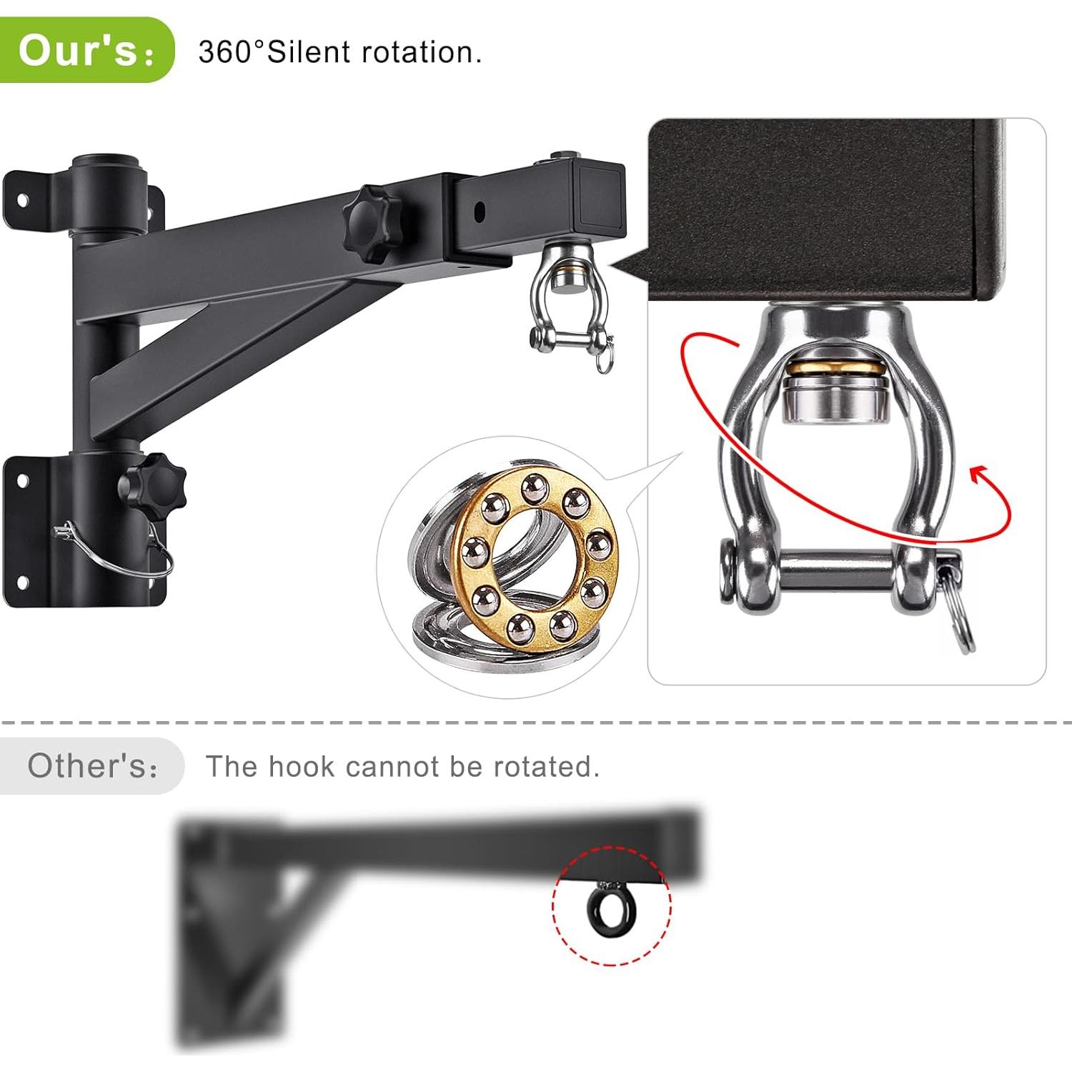 Soporte de Bolsa Pesada Kipika Ajustable 43-63.5 cm Metal