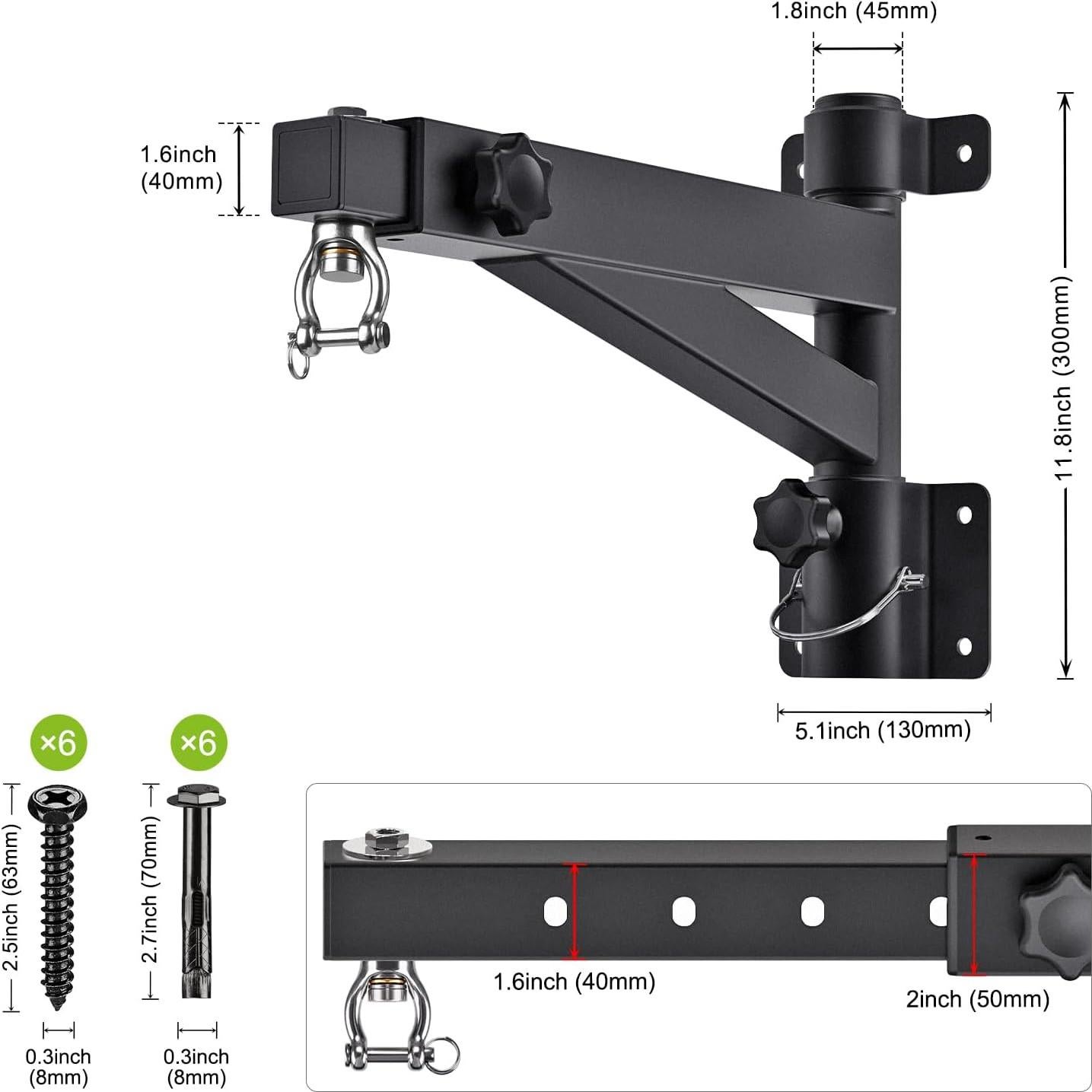 Soporte de Bolsa Pesada Kipika Ajustable 43-63.5 cm Metal