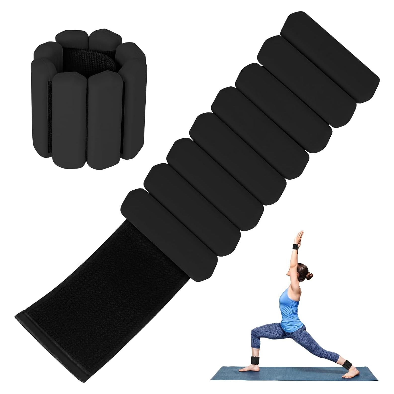 Conjunto de Pesas Ajustables Teikugv 0.9kg para Muñeca y Tobillo