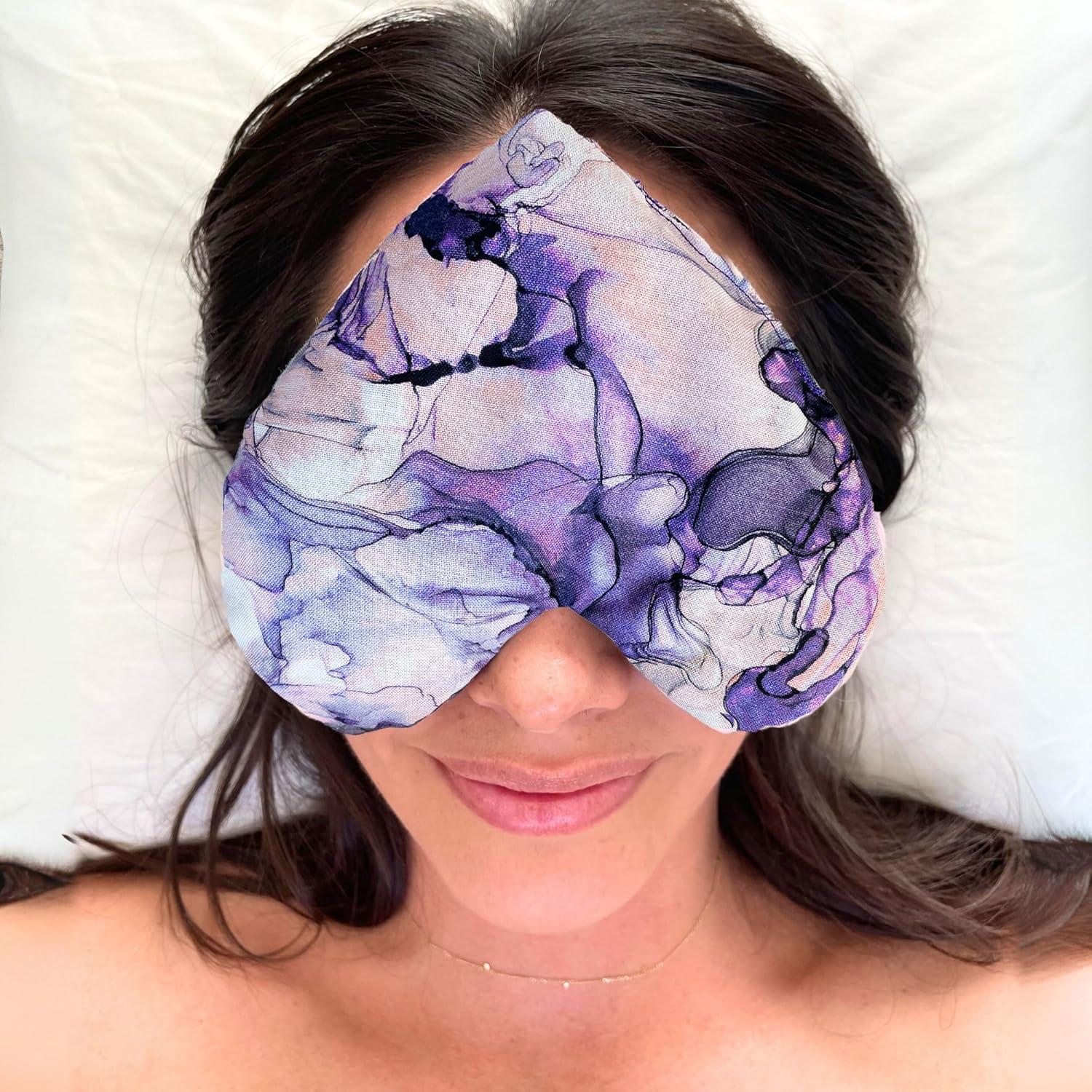 Almohadilla de Ojos con Peso Corazón Lavanda Orgánica 180g