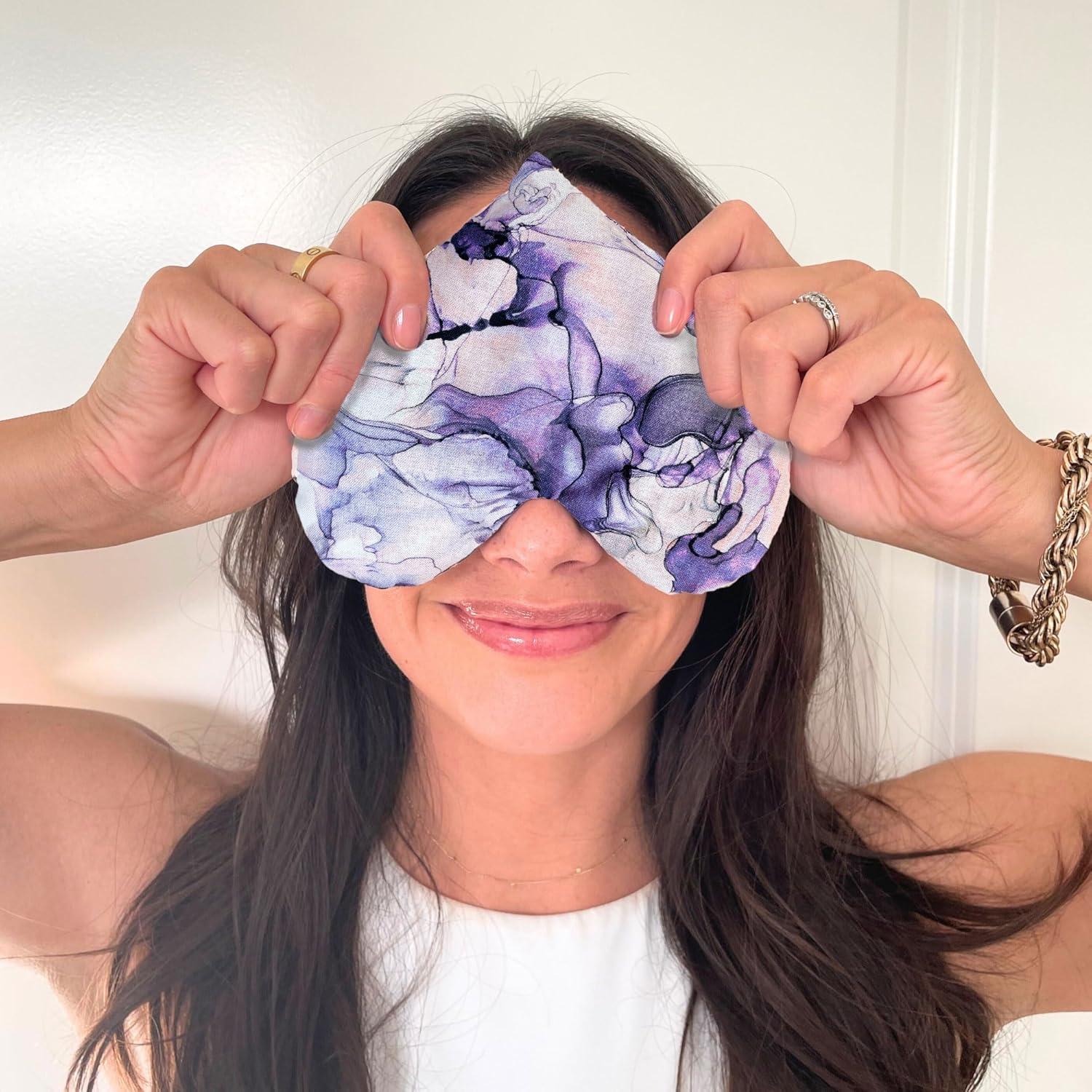 Almohadilla de Ojos con Peso Corazón Lavanda Orgánica 180g