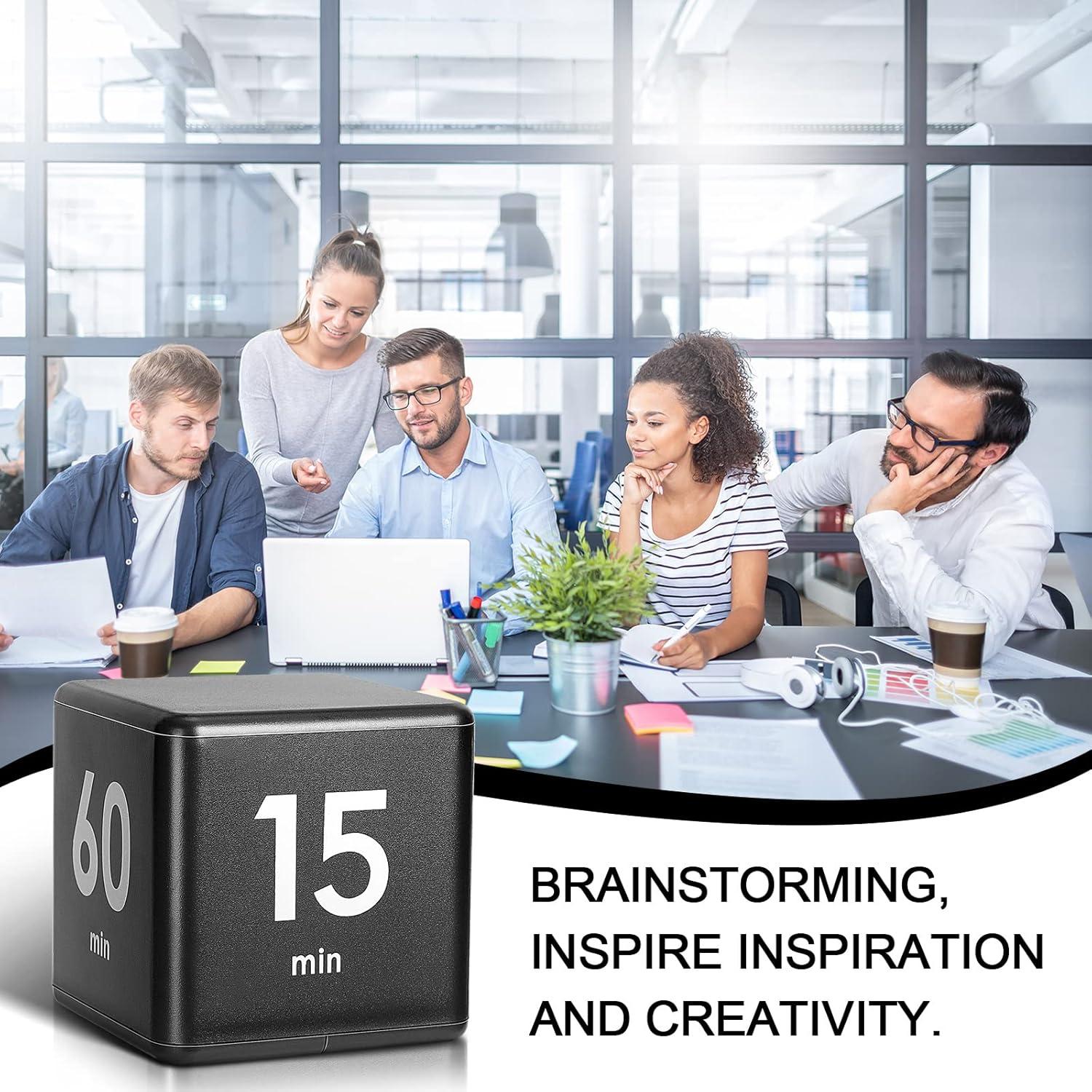 Temporizador Cubo Weewooday Negro 15-20-30-60 Minutos