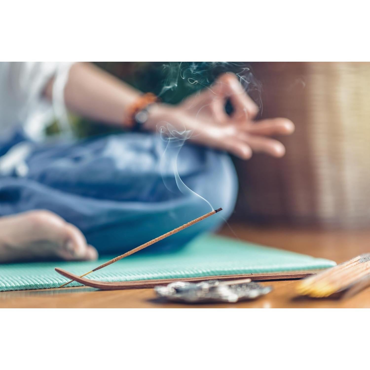 Soporte de Incienso Imaginación Alternativa - Madera Negra 25.4cm