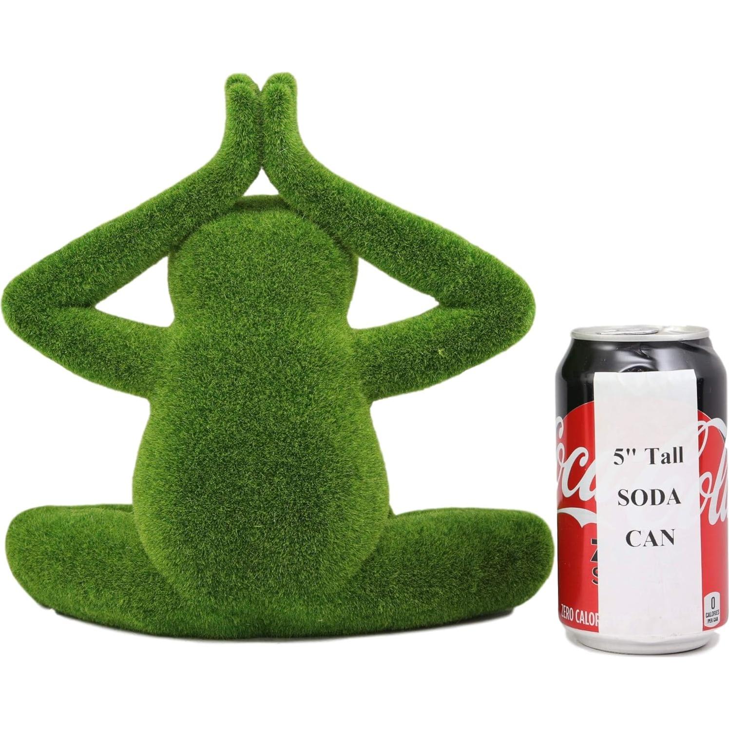 Estatua de Jardín Rana de Yoga Buda Meditador Ebros 23 cm