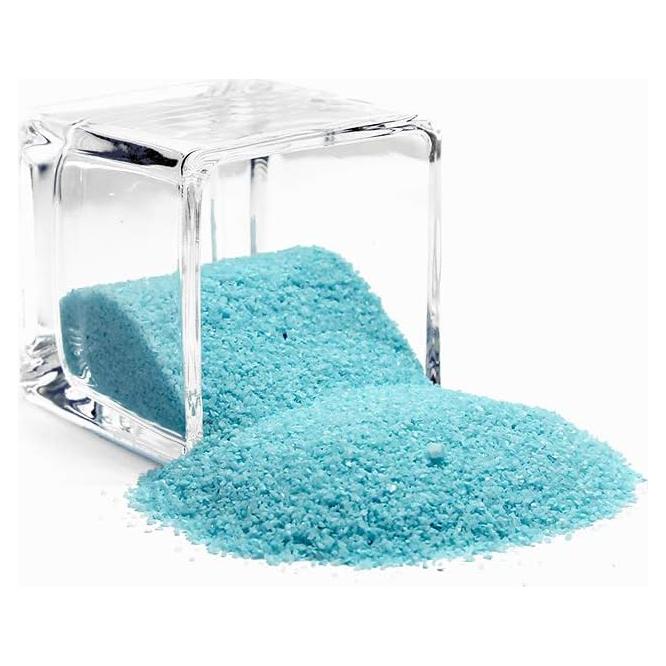 Arena Colorida Gruesa Aqua WGV 0.45 kg para Manualidades