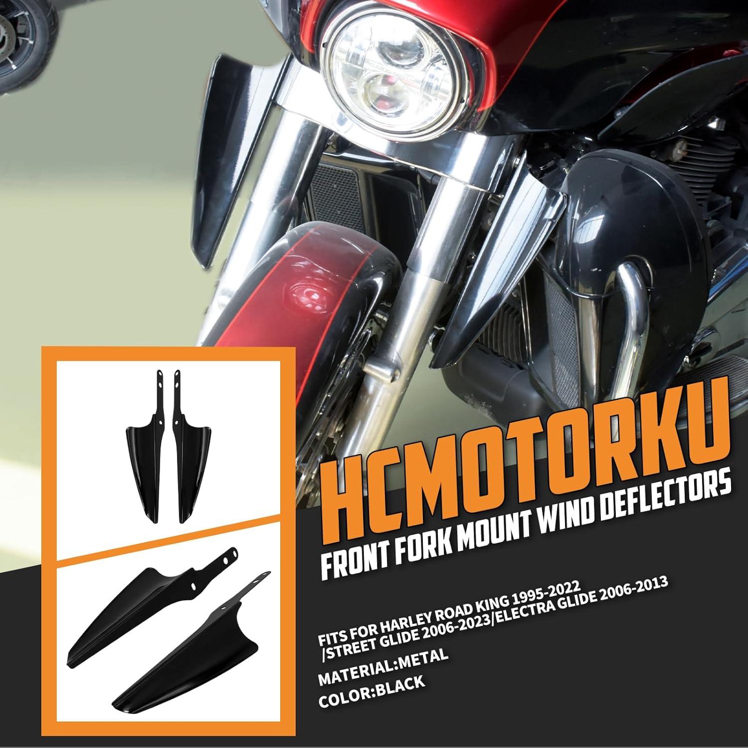 Deflectores de Viento HCmotorku para Motocicleta Harley 1995-2024
