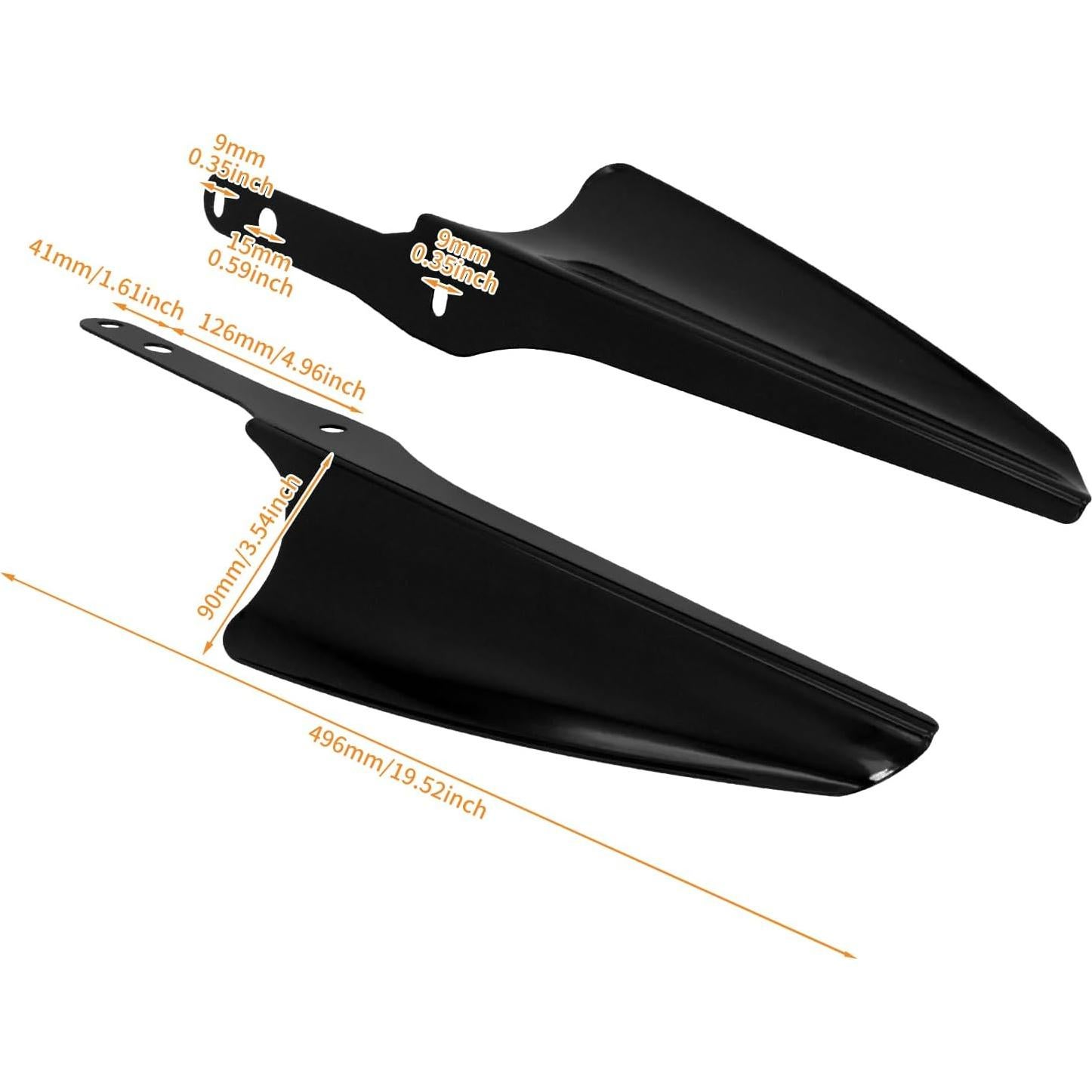 Deflectores de Viento HCmotorku para Motocicleta Harley 1995-2024