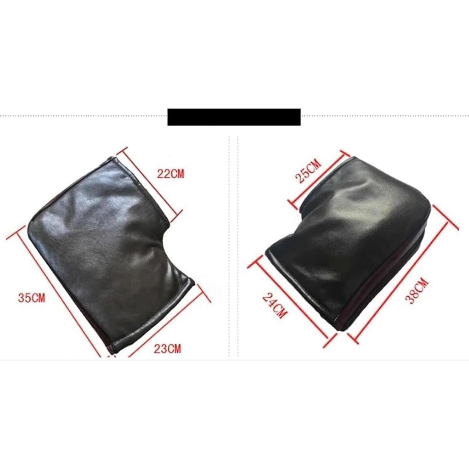 Guantes de Manillar de Motocicleta ZXDdxjiu Negros Impermeables