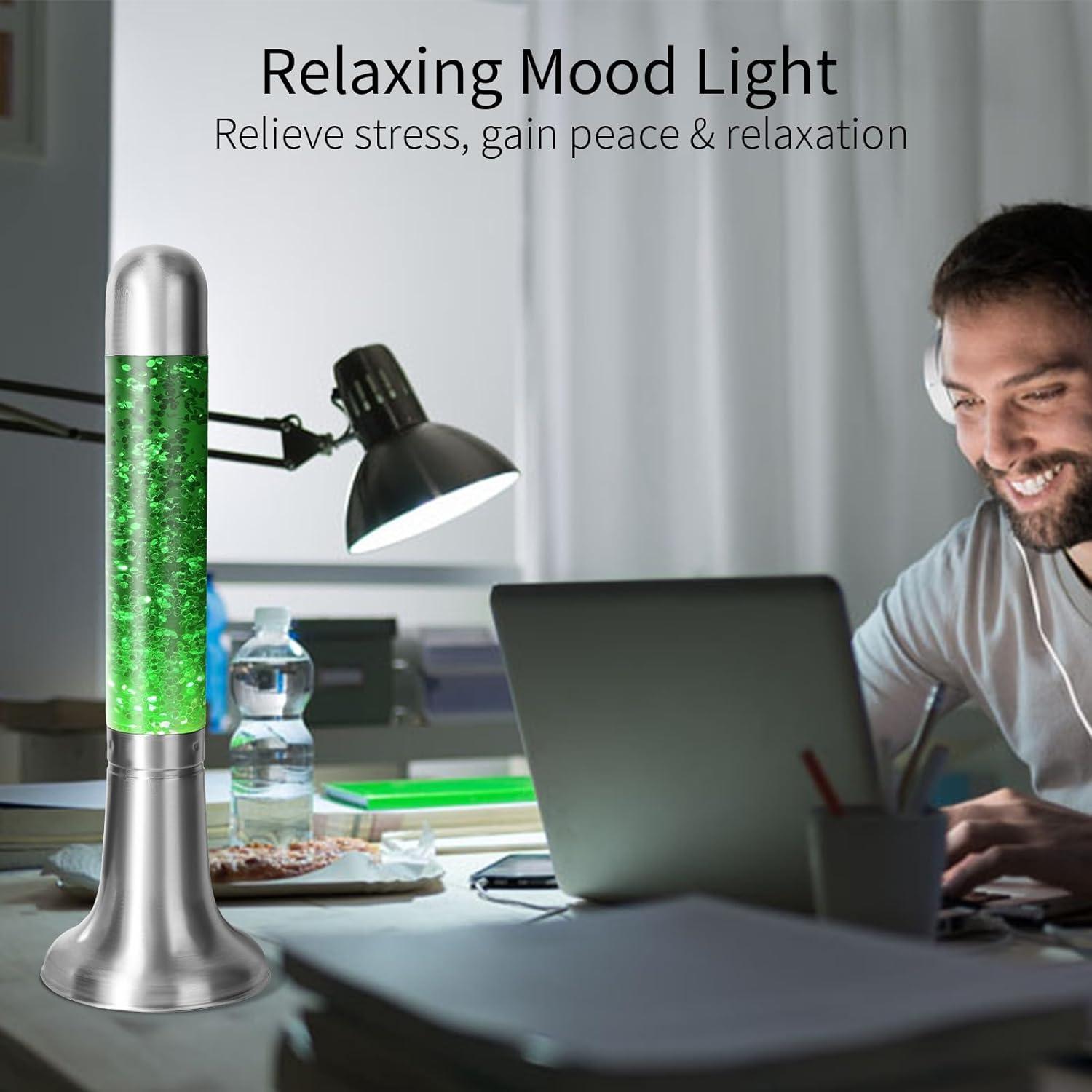 Lámpara de Movimiento Líquido Zhrisezlava 40.64 cm Verde