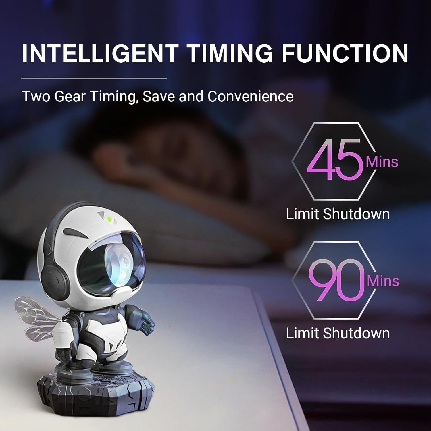 Proyector de Luz Galáctica Mooyran Abeja - Luz Nocturna LED