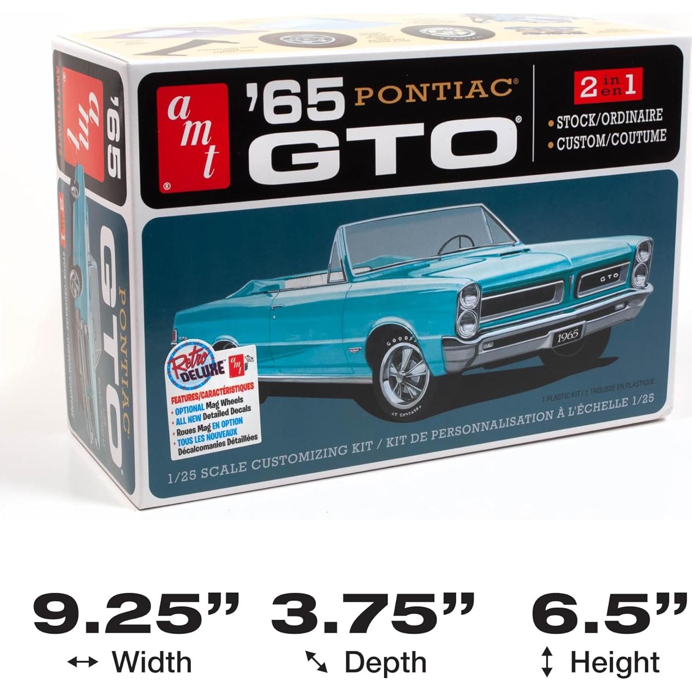 Modelo a Escala AMT 1965 Pontiac GTO 1:25 Blanco