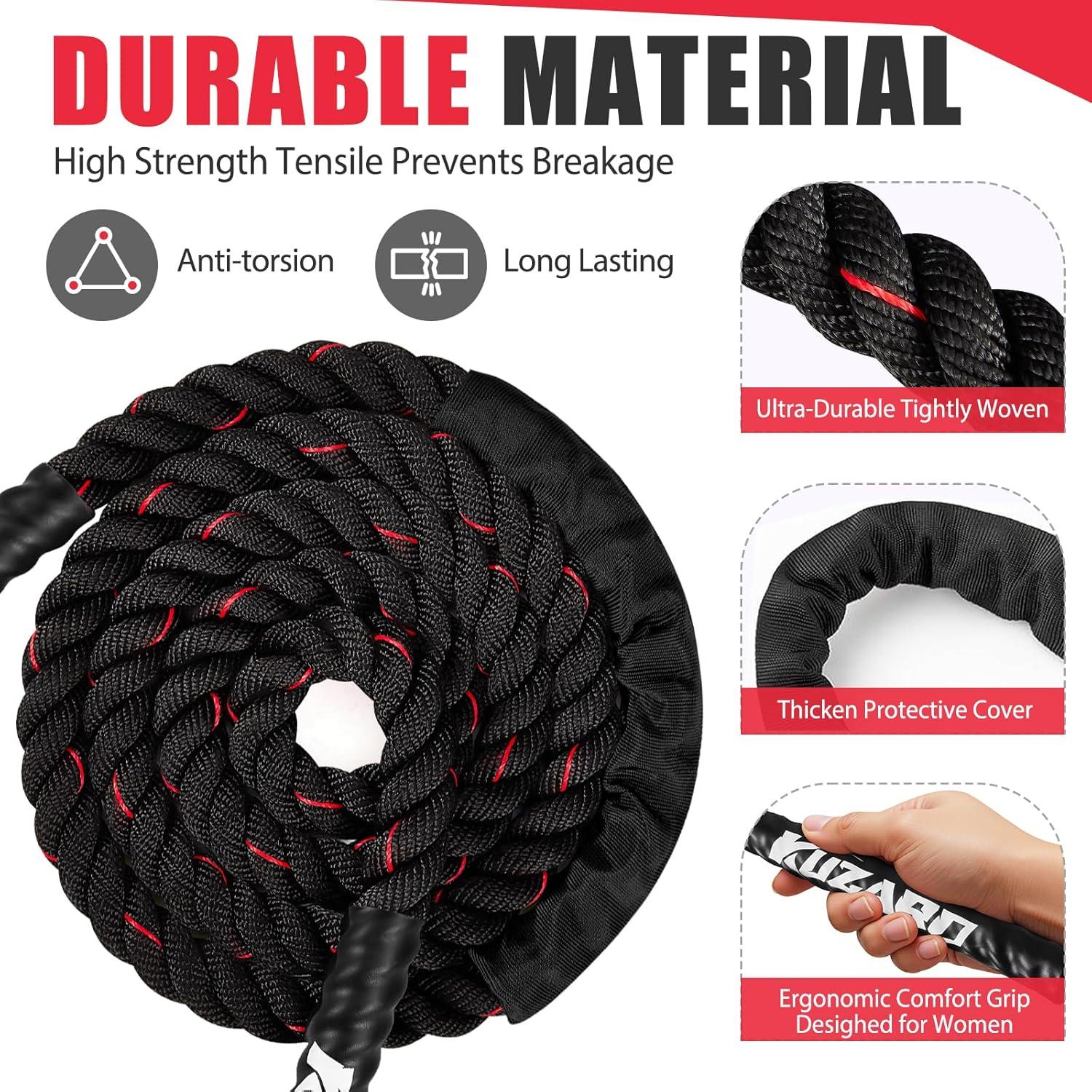 Cuerda de Saltar con Peso KUZARO 0.68 kg para Fitness